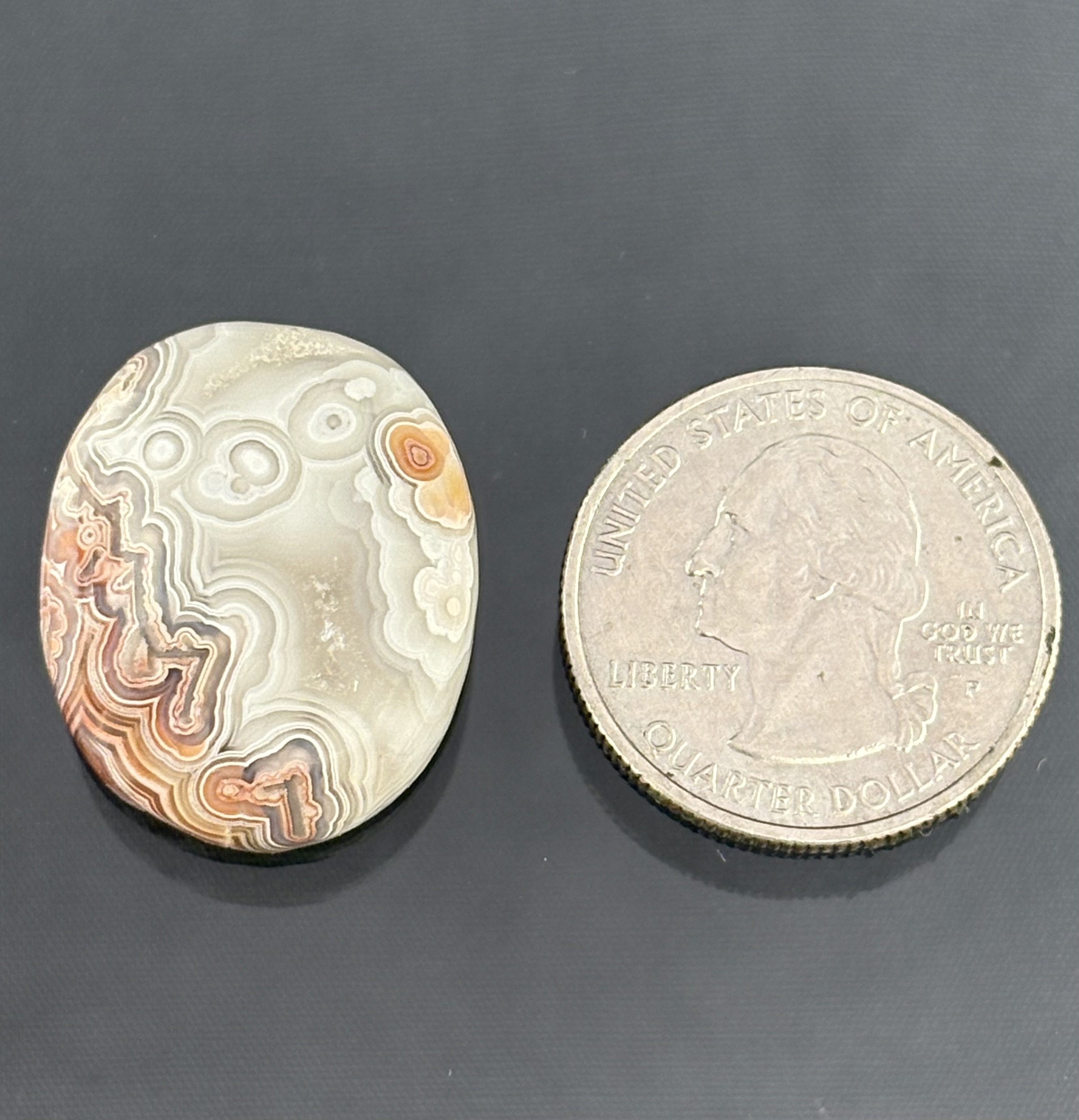 Laguna Lace Agate Cabochon 