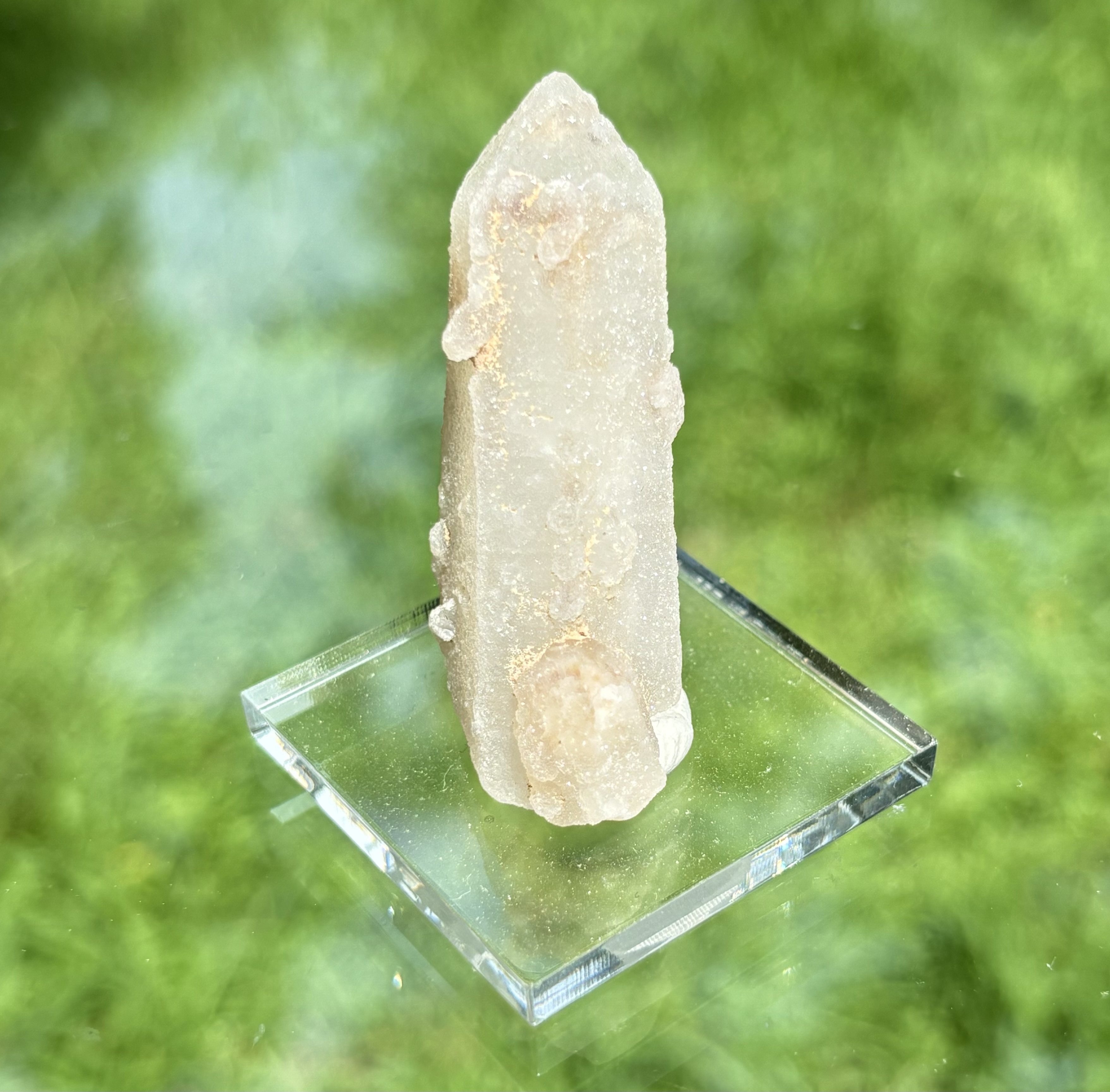 Druzy Coated Quartz Point