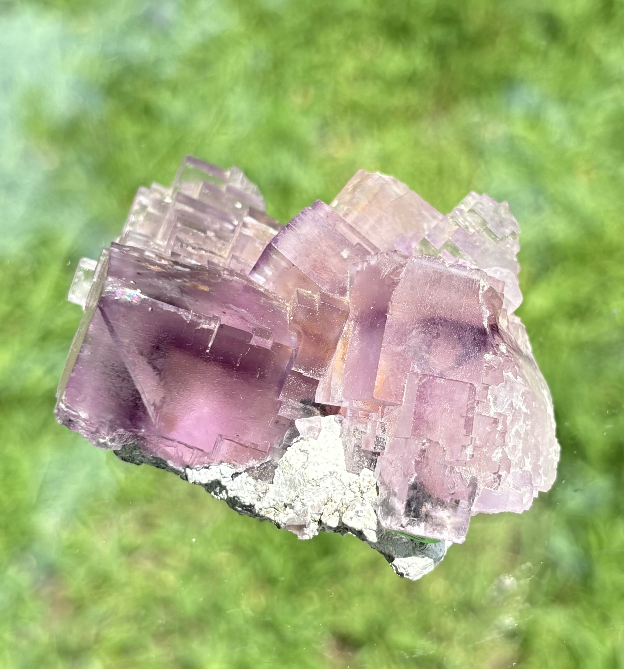 Cubic Purple Fluorite 