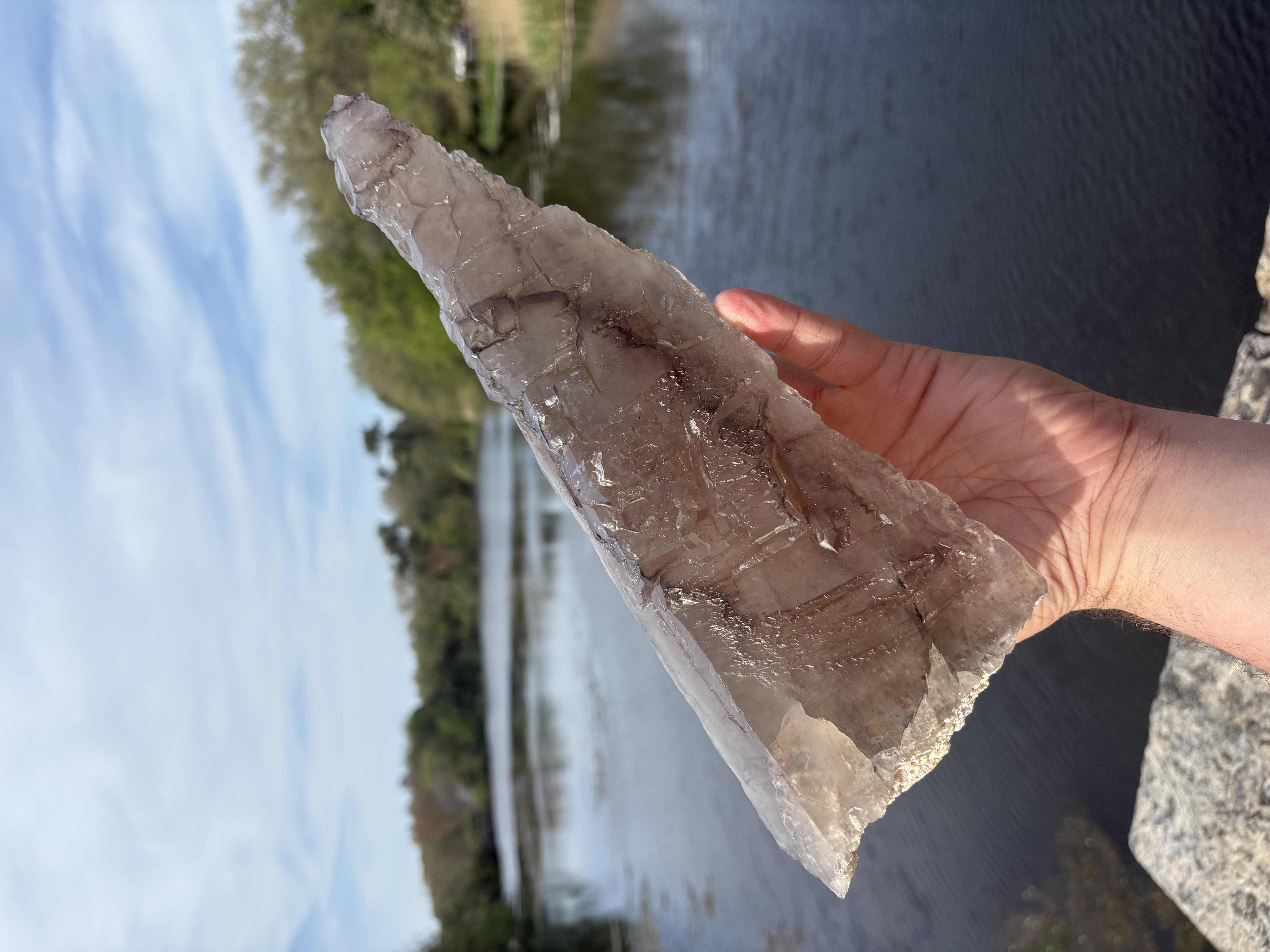 Elestial Smokey Quartz Plate
