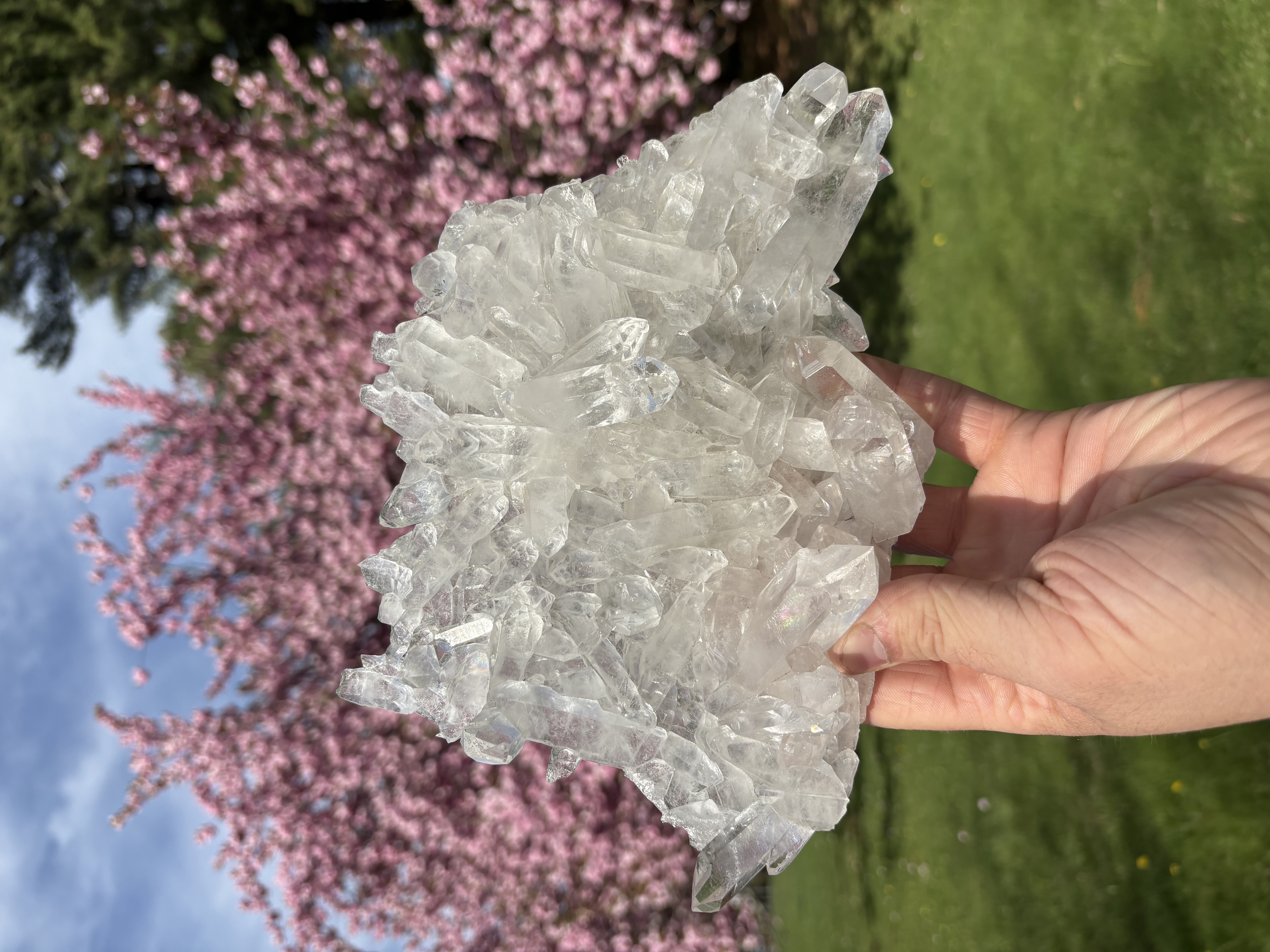 Clear Quartz Crystal Plate 