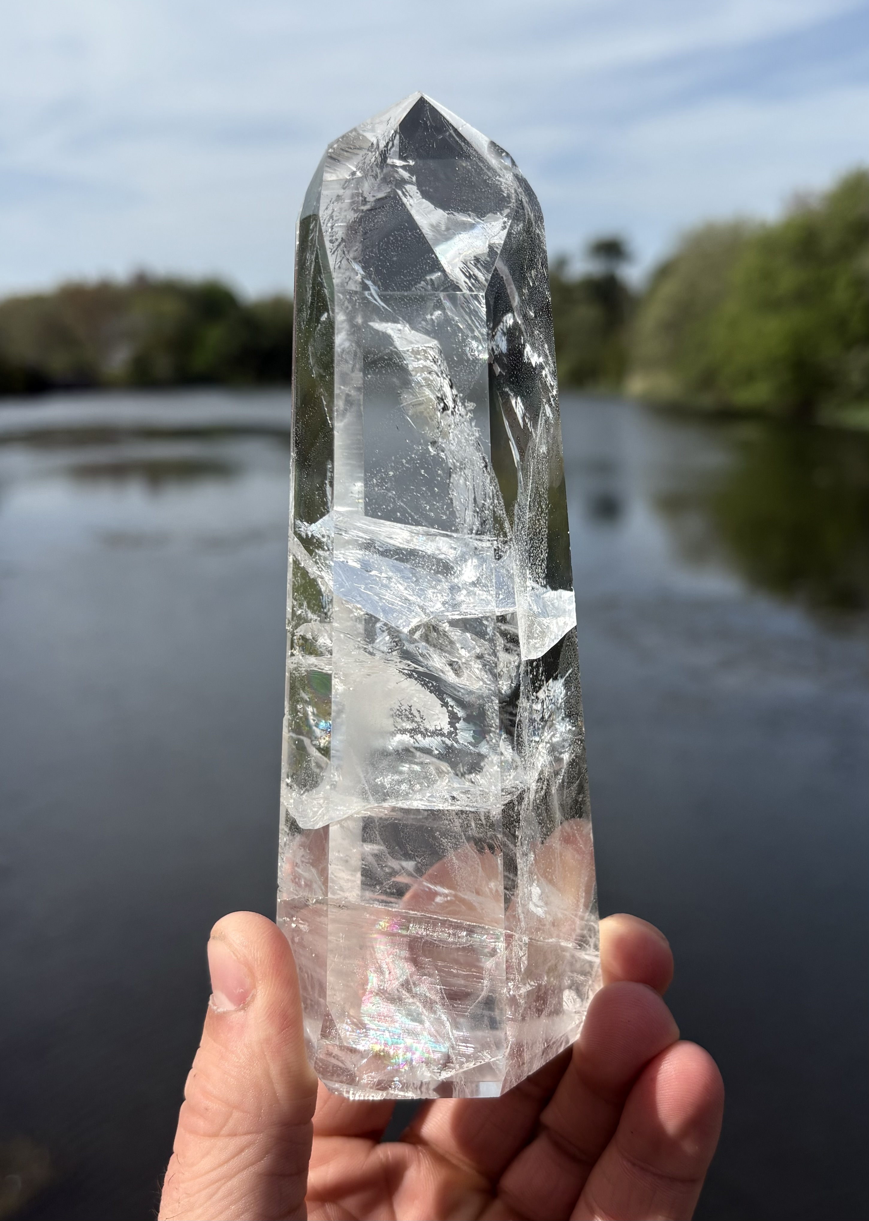 Clear Quartz Crystal Point