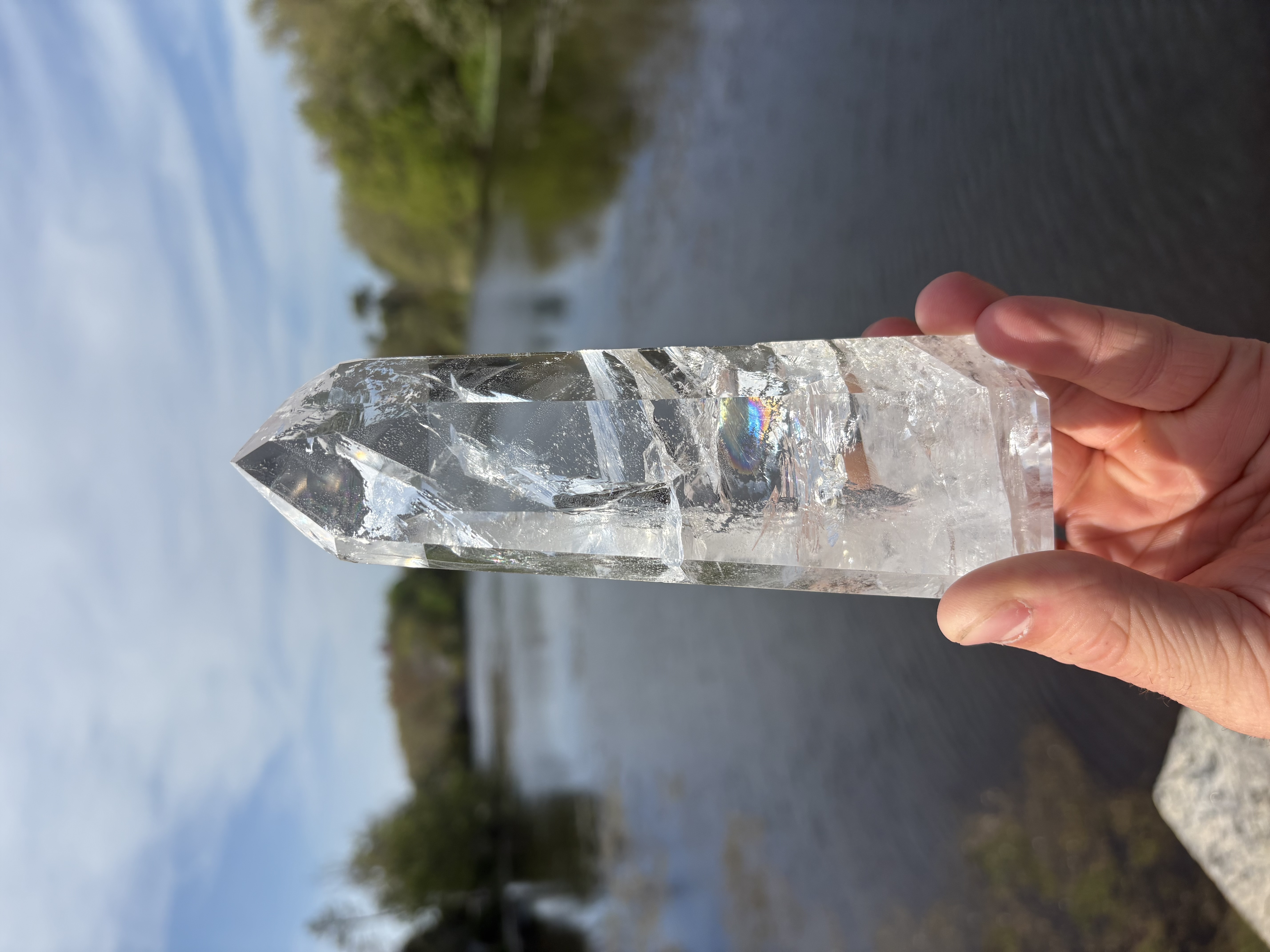 Clear Quartz Crystal Point