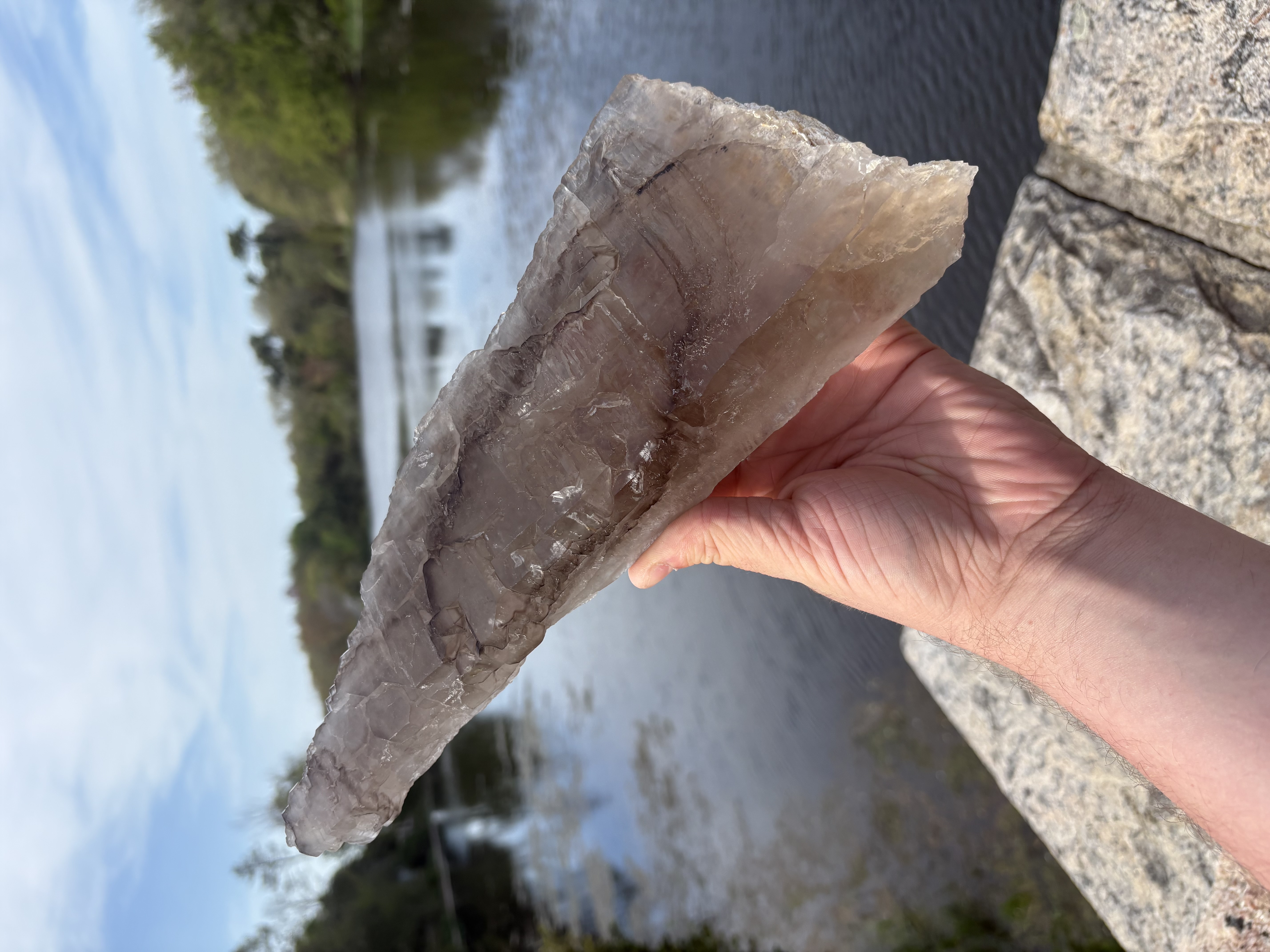 Elestial Smokey Quartz Plate