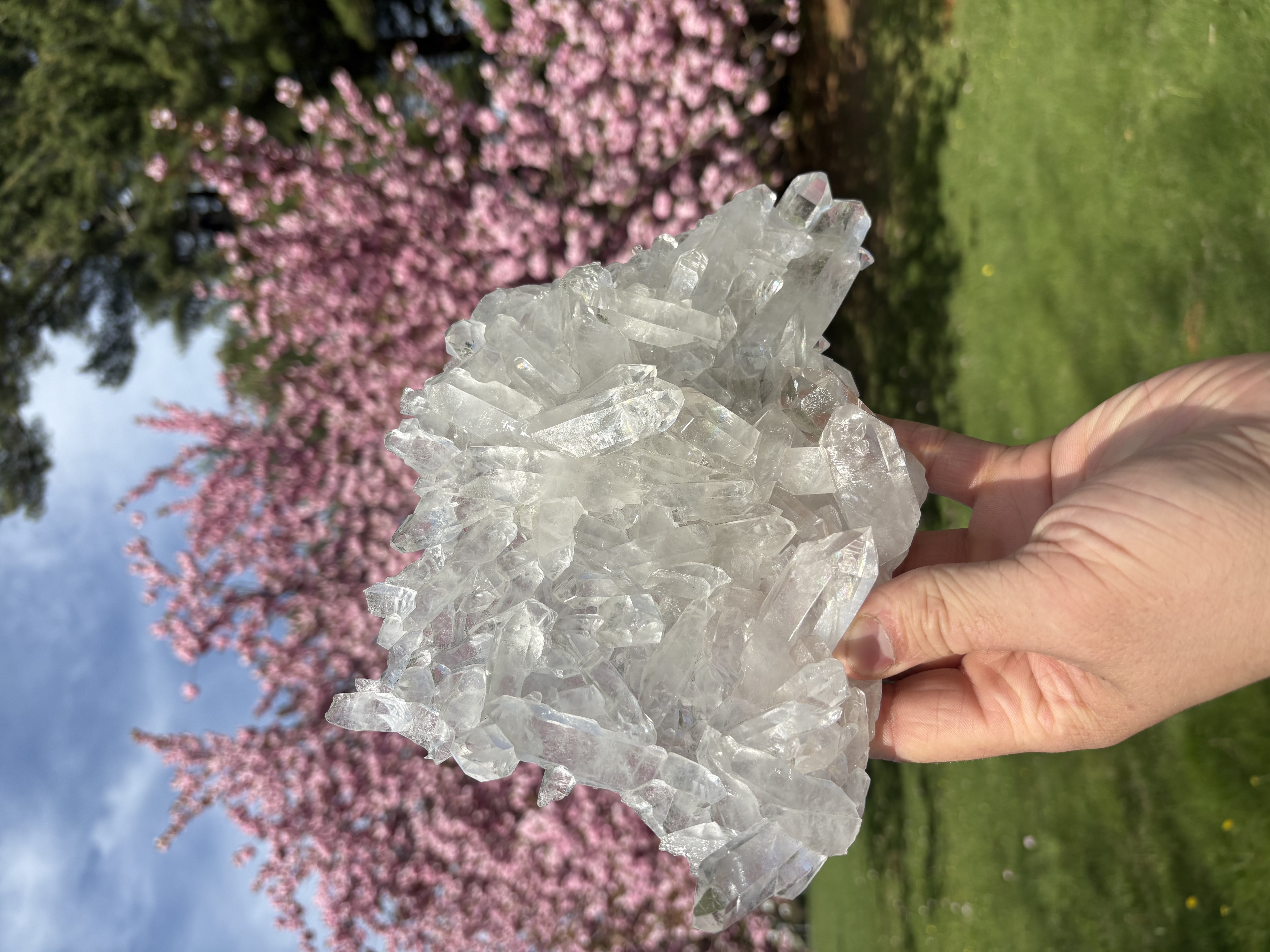 Clear Quartz Crystal Plate 