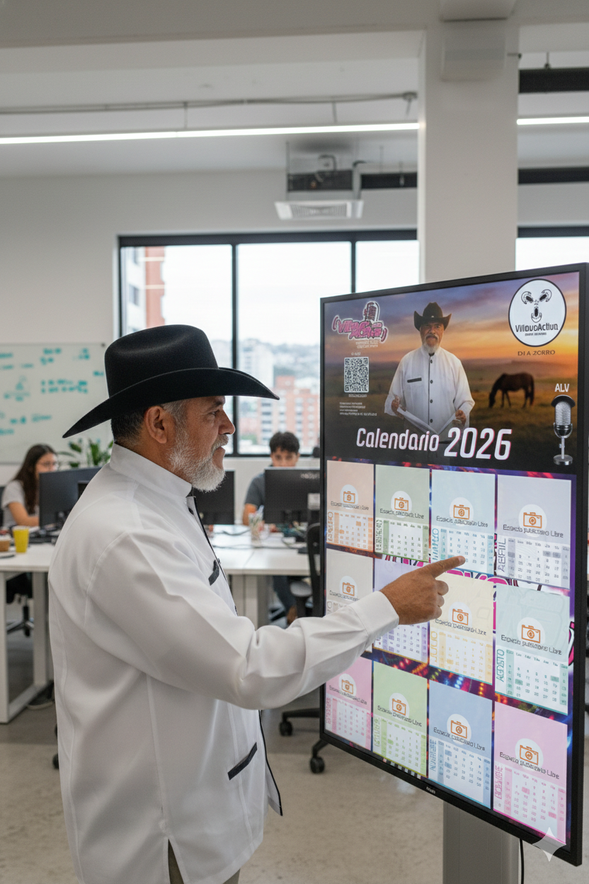 Espacio Publicitario en Calendario (Almanaque) VillavoActiva 2026