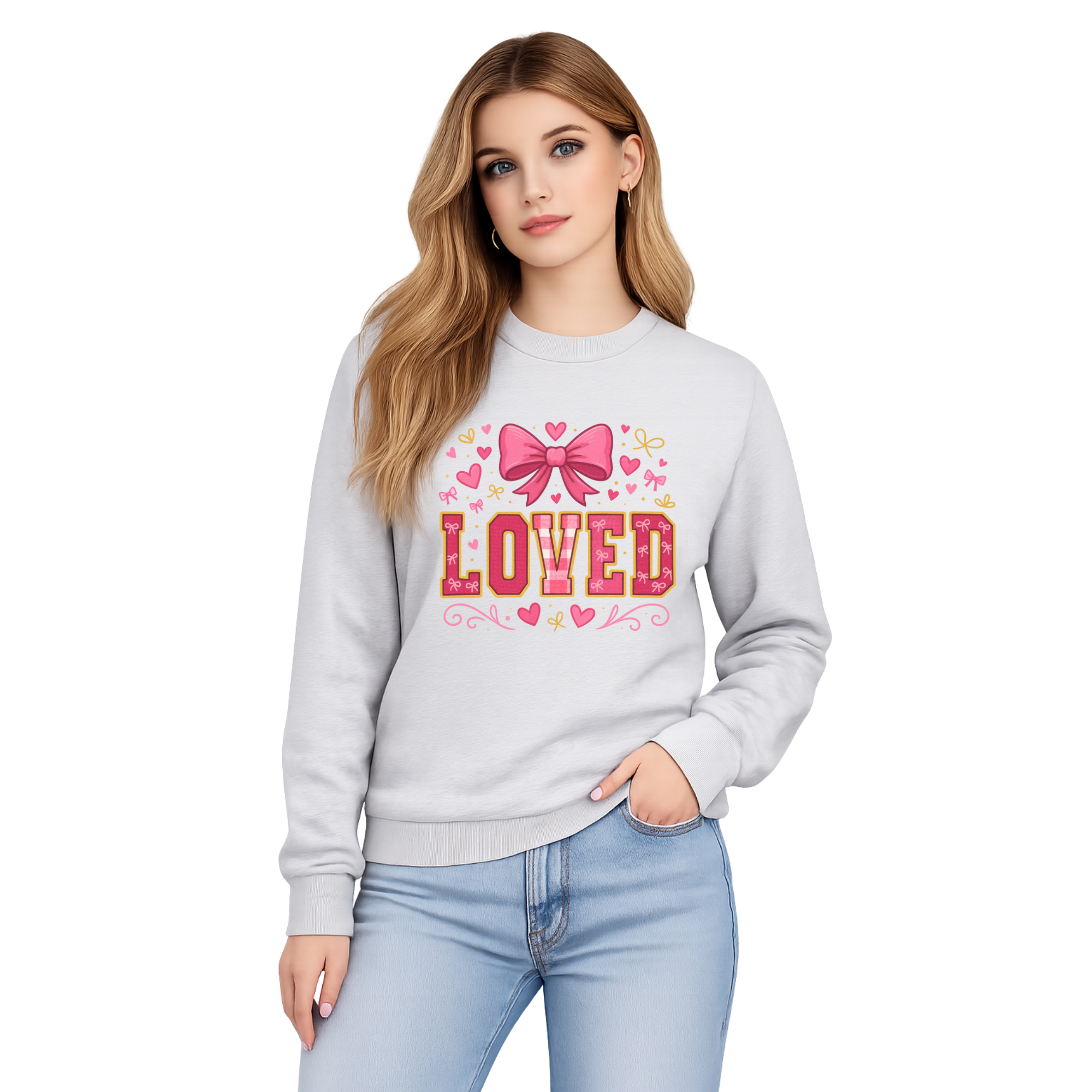 Loved Bow Sweatshirt