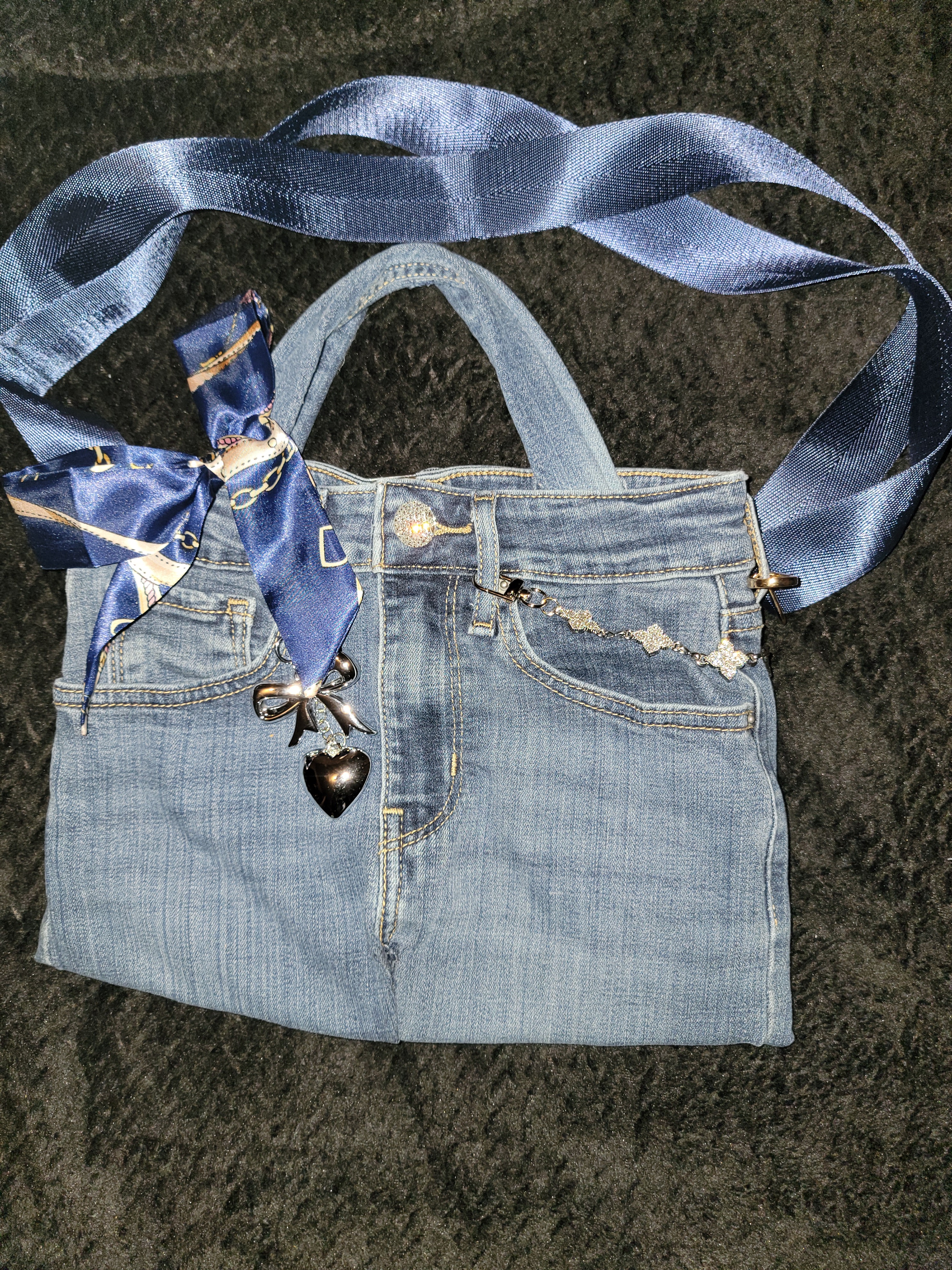 Upcycled Denim Handbag