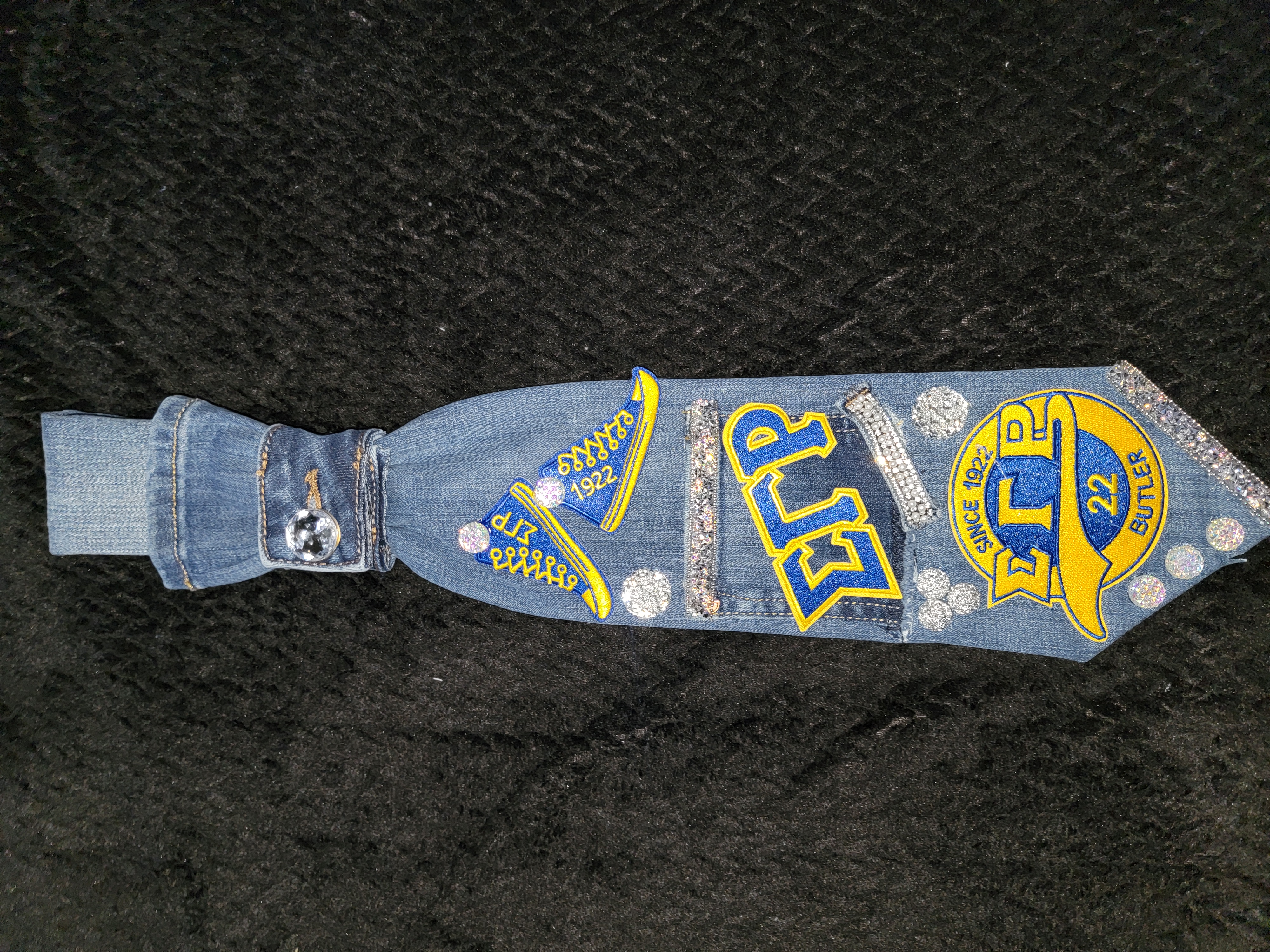 Sigma Gamma Rho tie (round patch) 