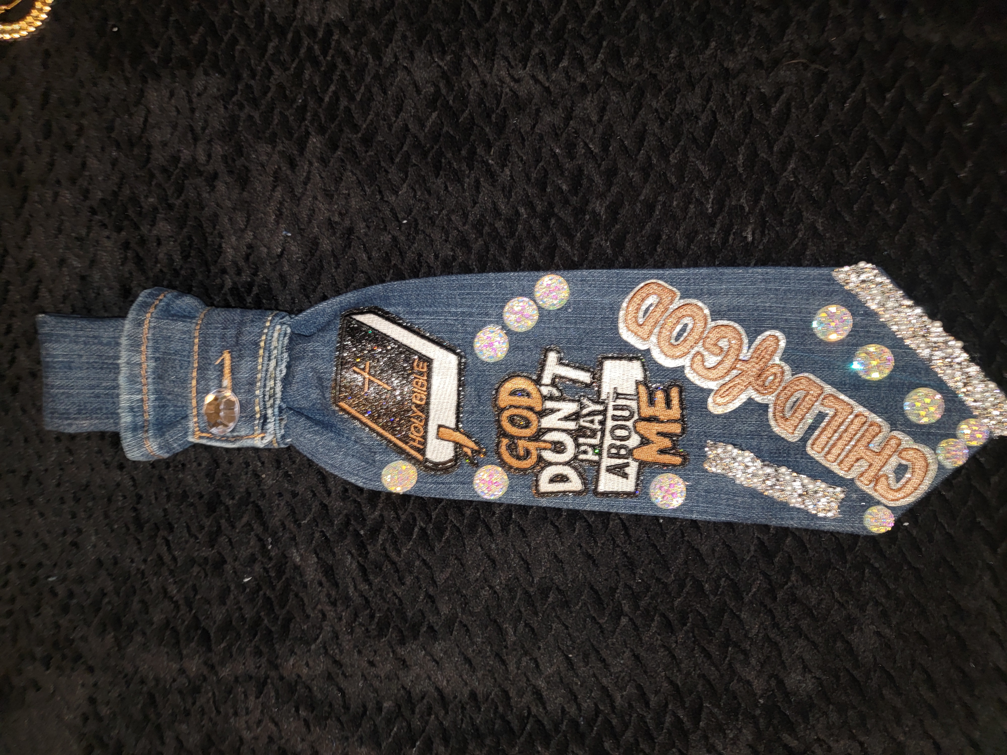 Brown child of God tie 