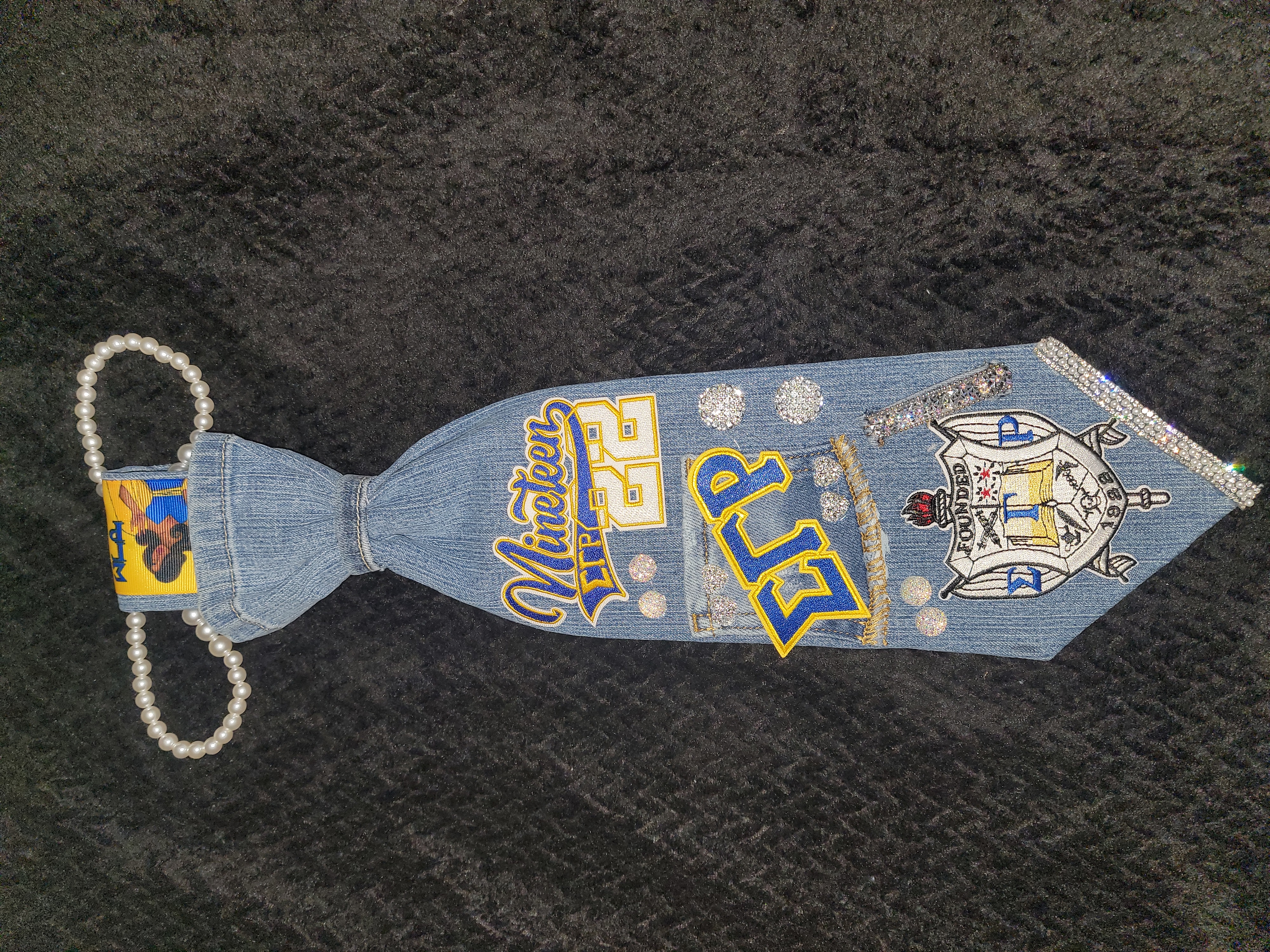 Sigma gamma rho tie (shield at bottom) 