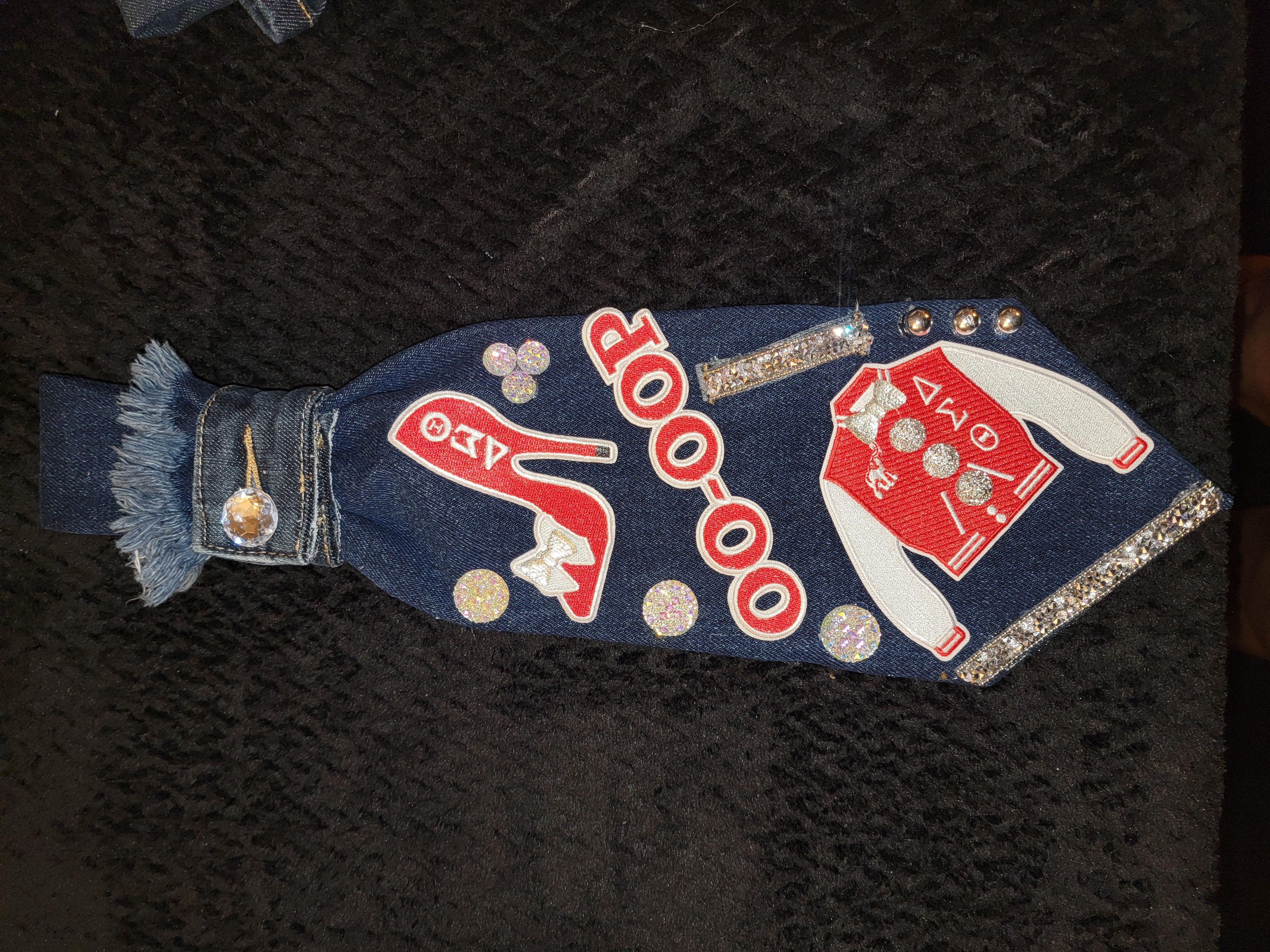 Delta sigma theta tie (high heel) 