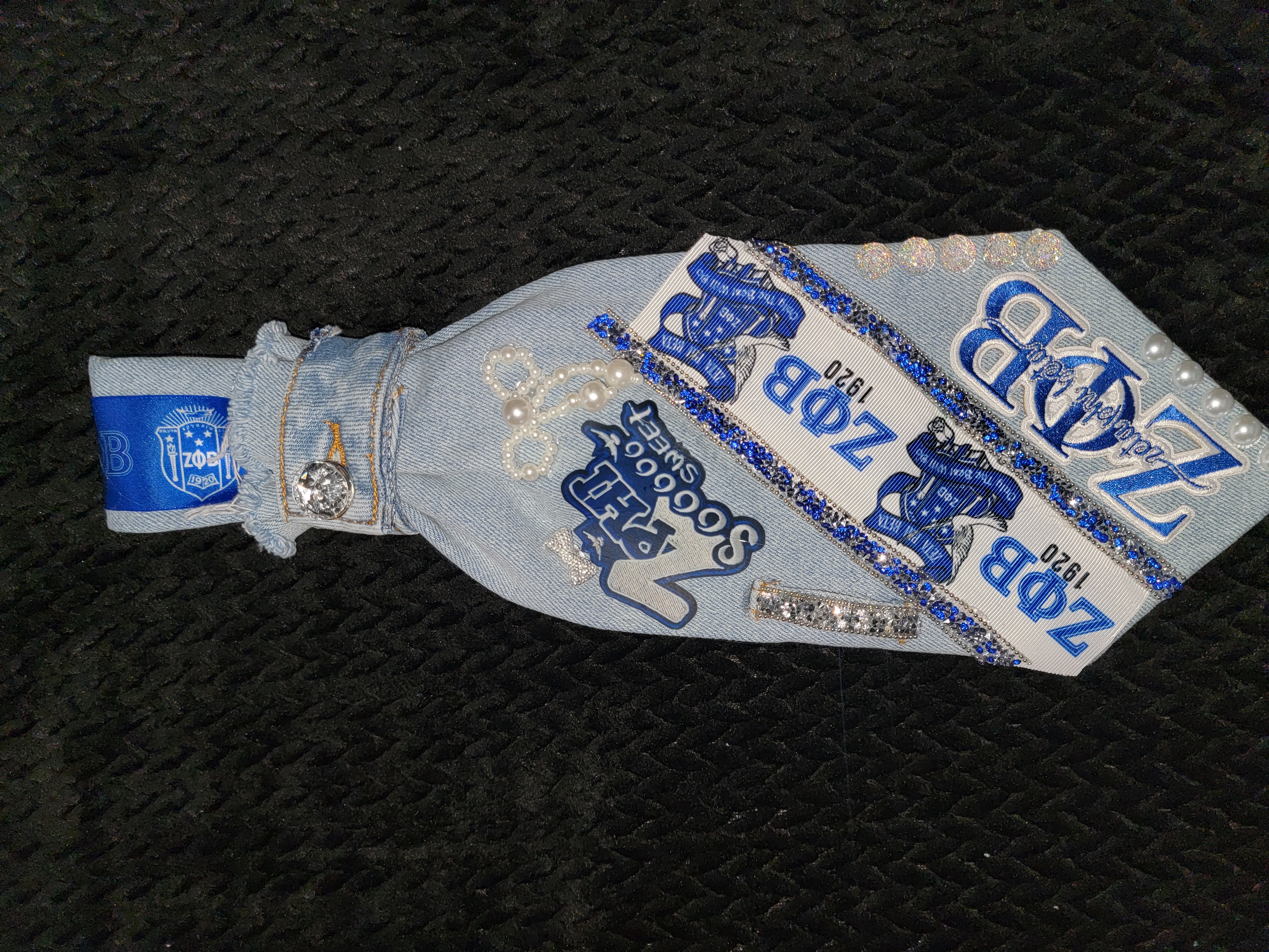 Zeta phi beta tie (ribbonl