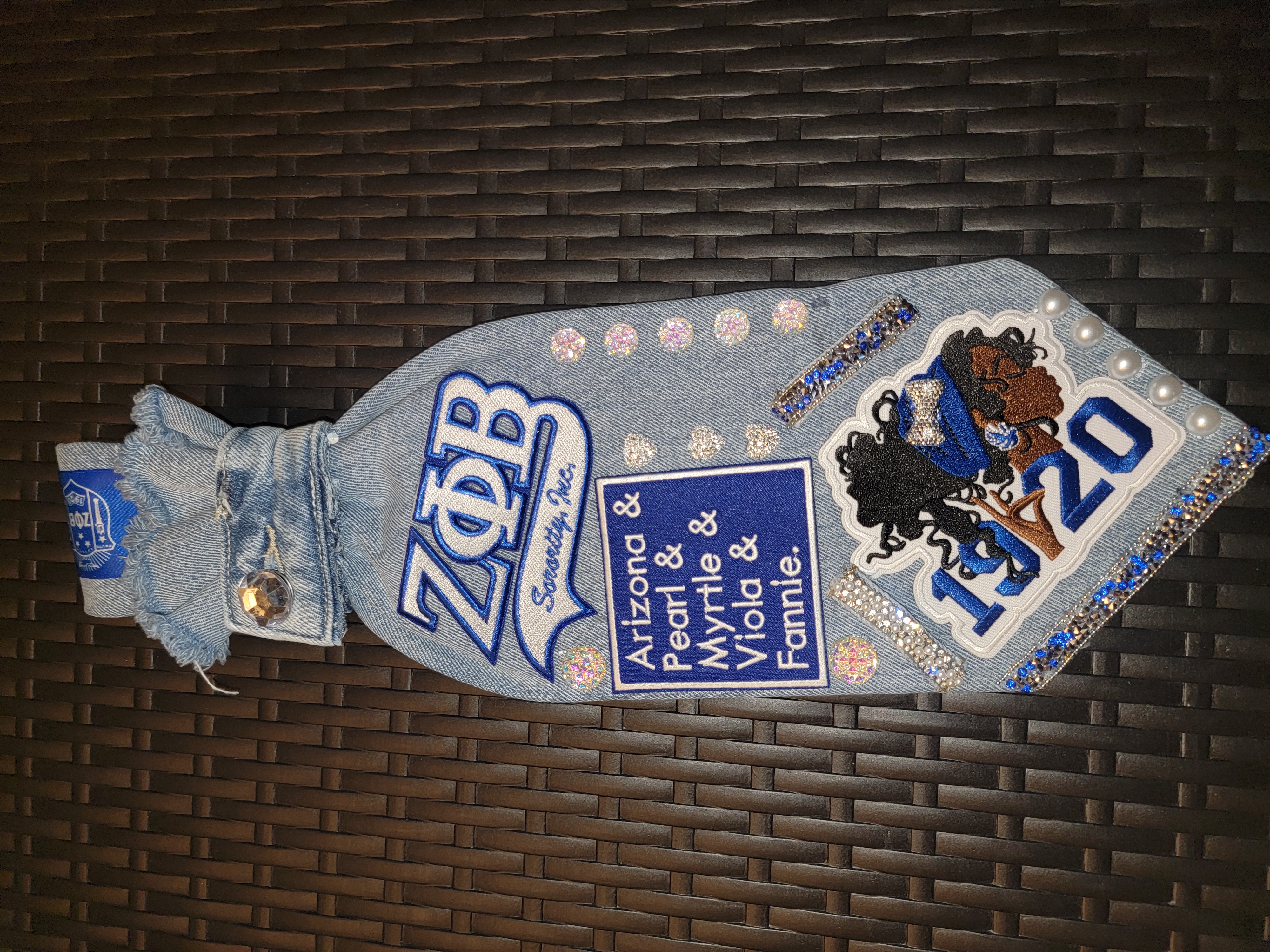 Zeta phi beta tie (chunky) 