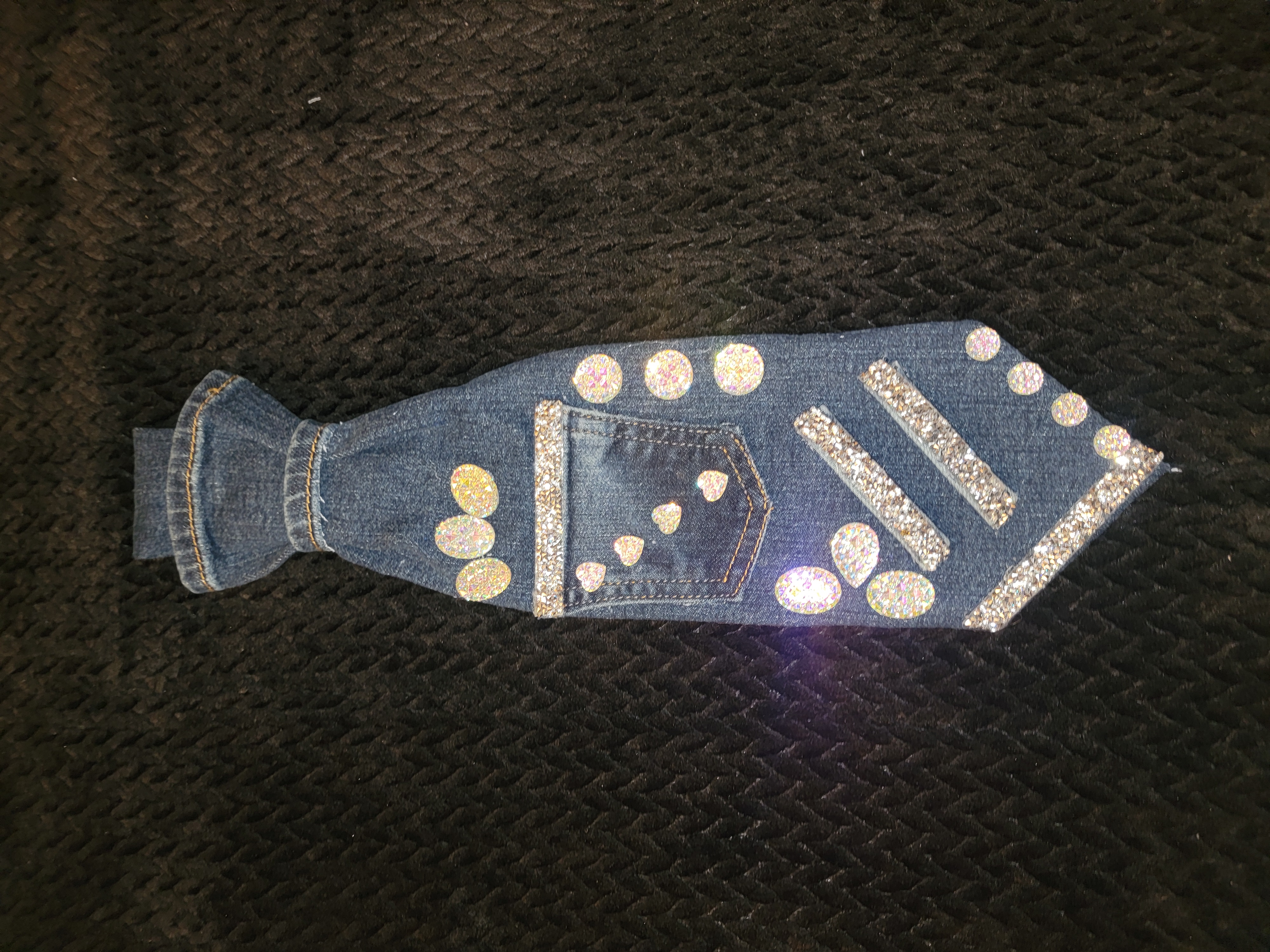 Denim tie