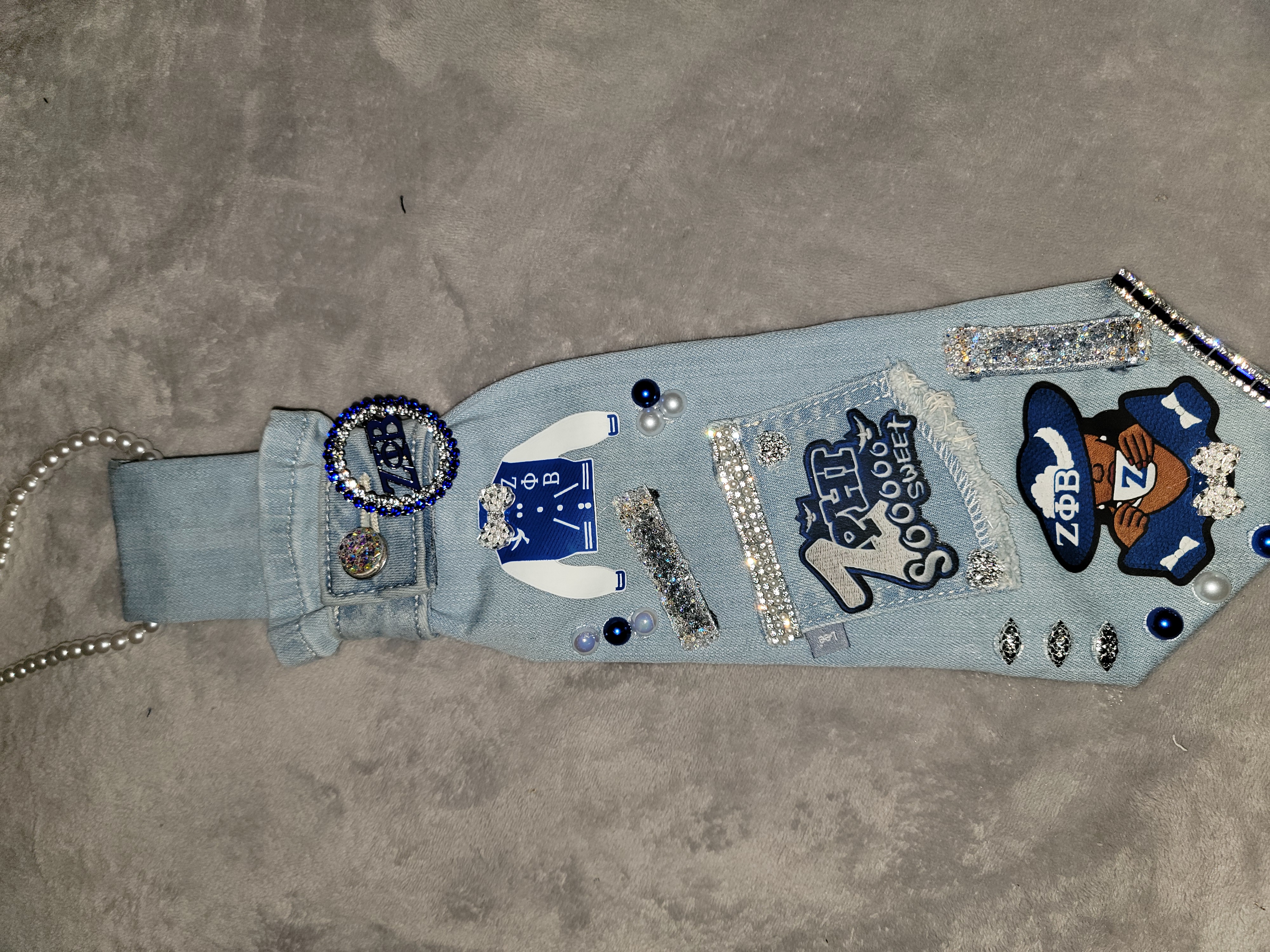 Zeta Phi Beta lady