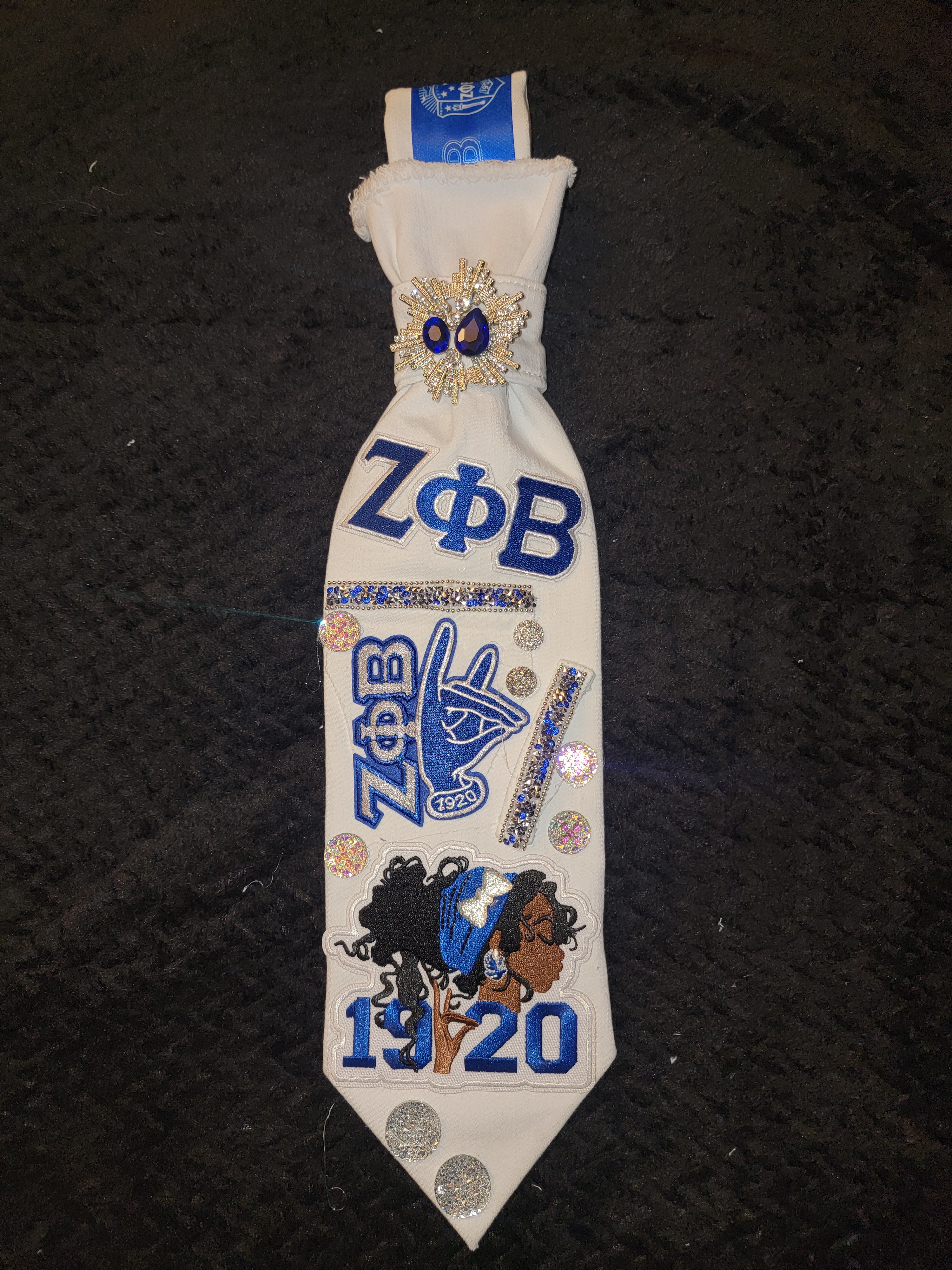Zeta phi beta white tie