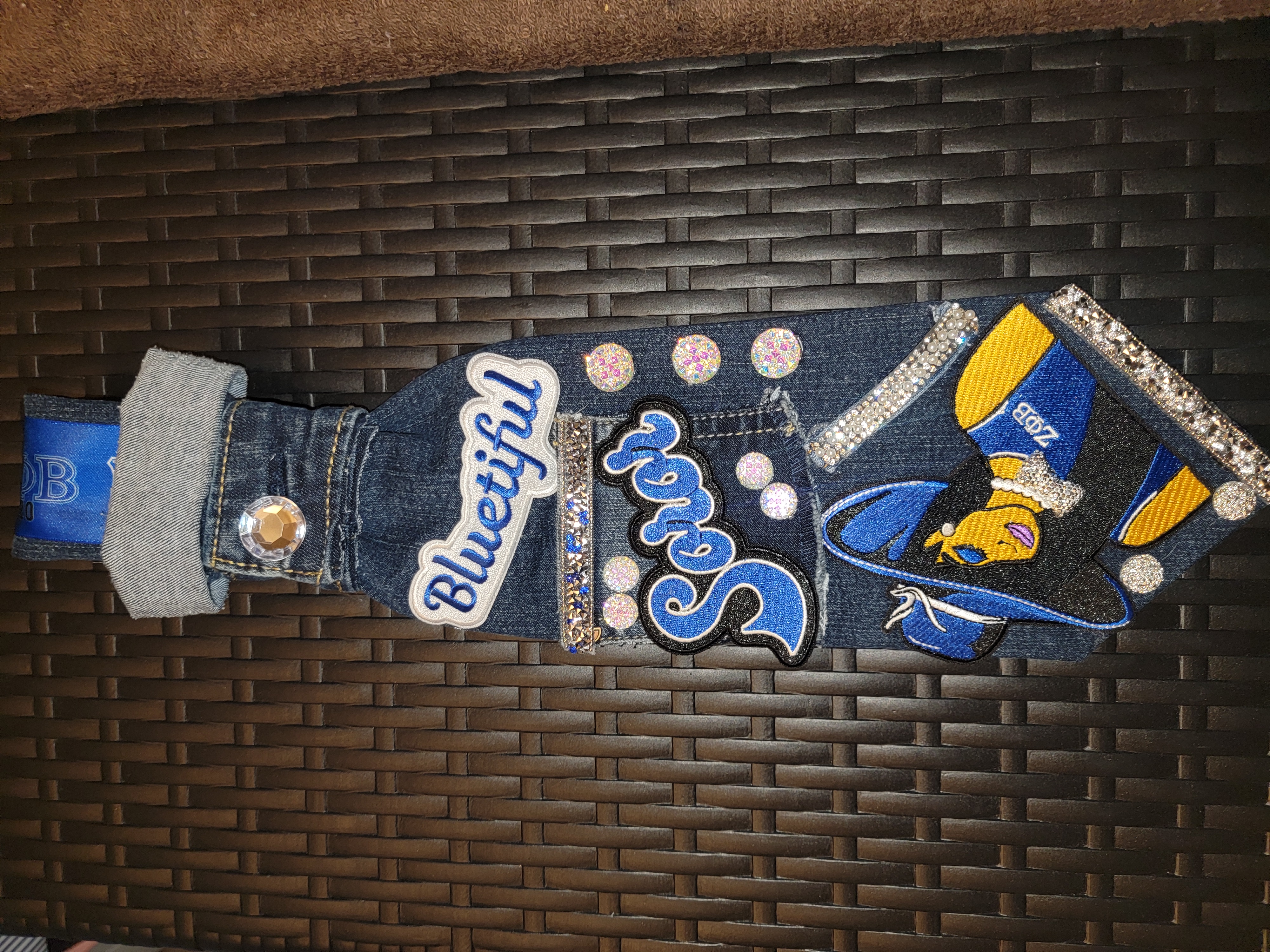 Zeta phi beta tie (bluetifu) 