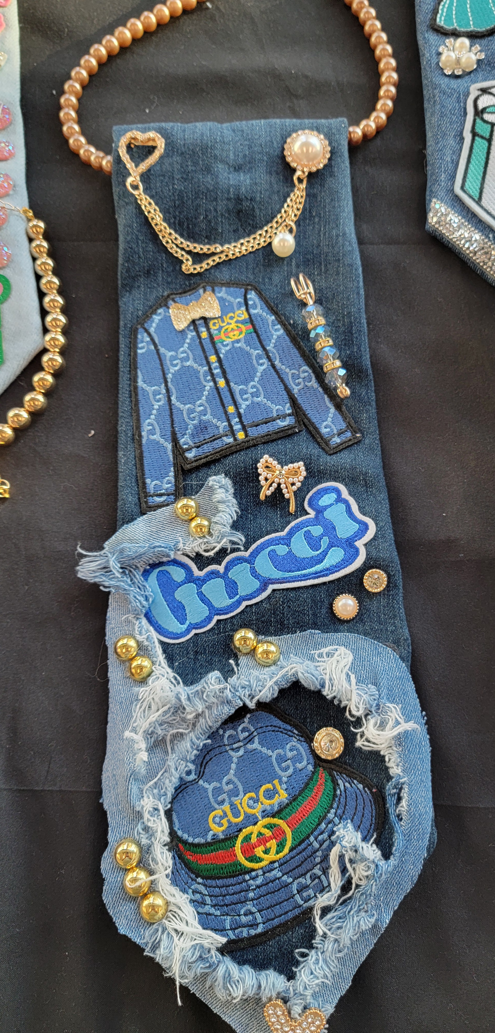 Gucci blue tie