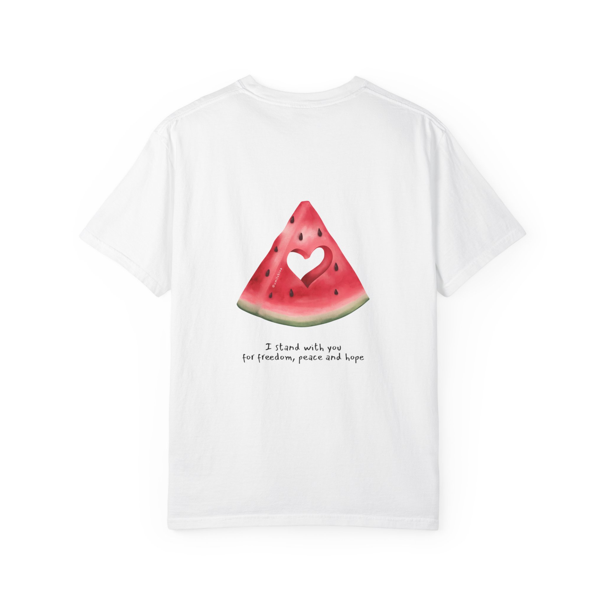 Watermelon Heart Graphic T-Shirt