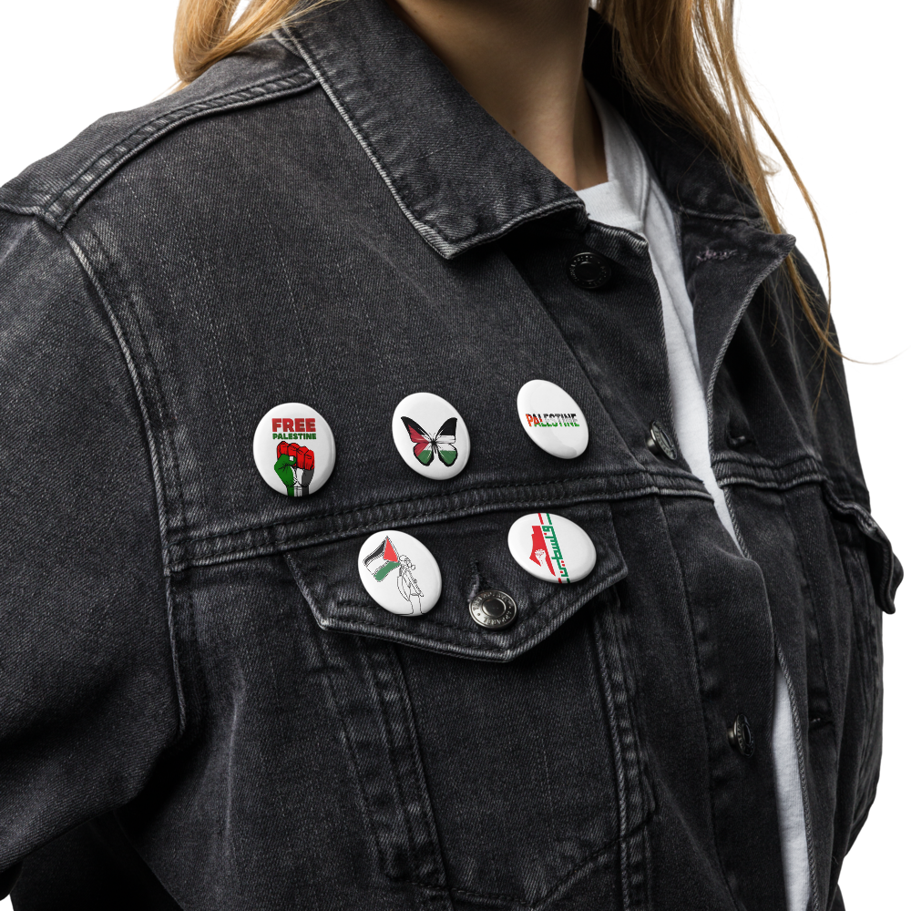 Palestine Solidarity Pin Badge Set