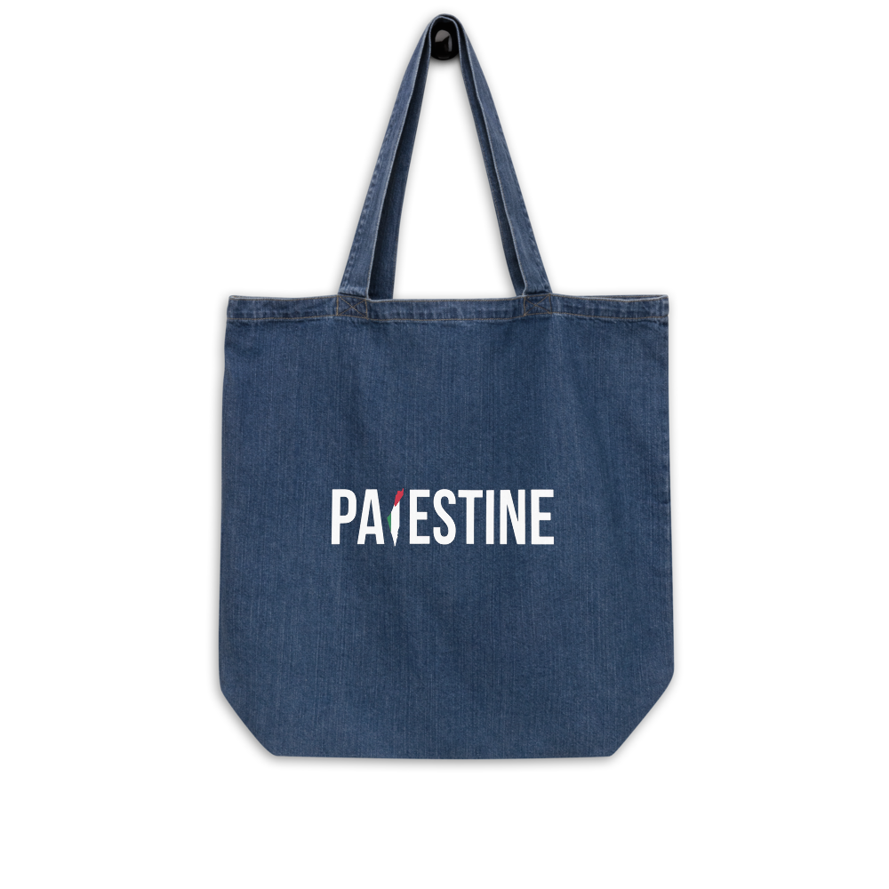 Eco-Friendly Palestine Denim Tote Bag