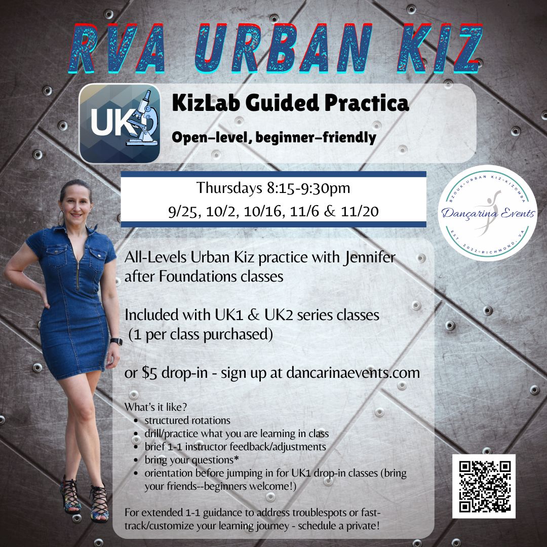 Drop-in Admission for Thursday KizLab guided practica