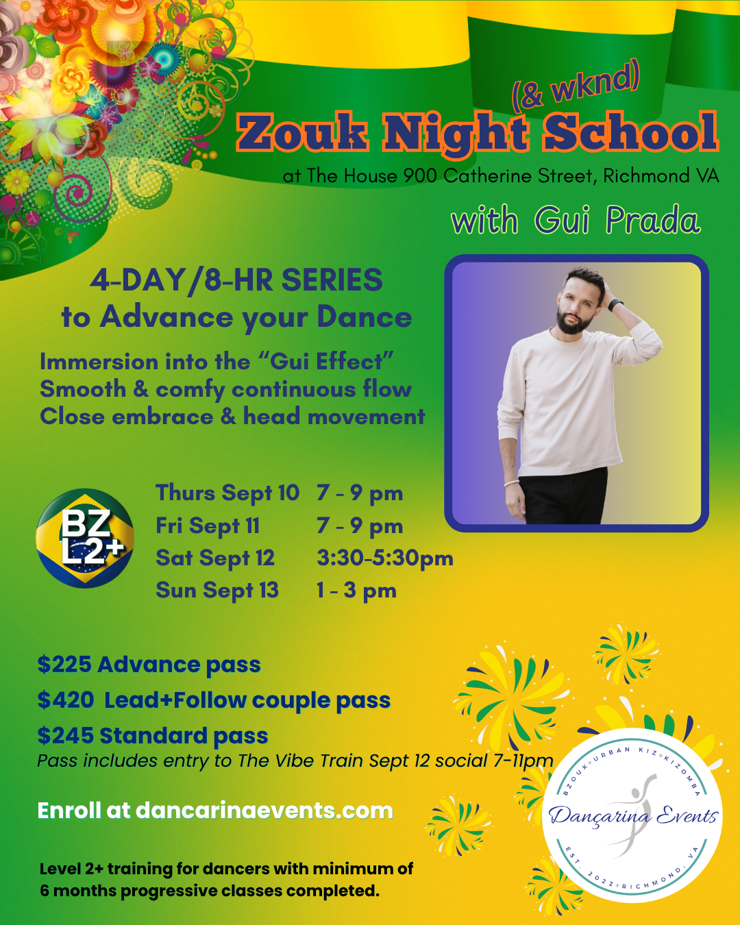 Zouk Night (& wknd) School w/ Gui Prada