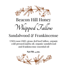 Whipped Tallow-Sandalwood and Frankincense
