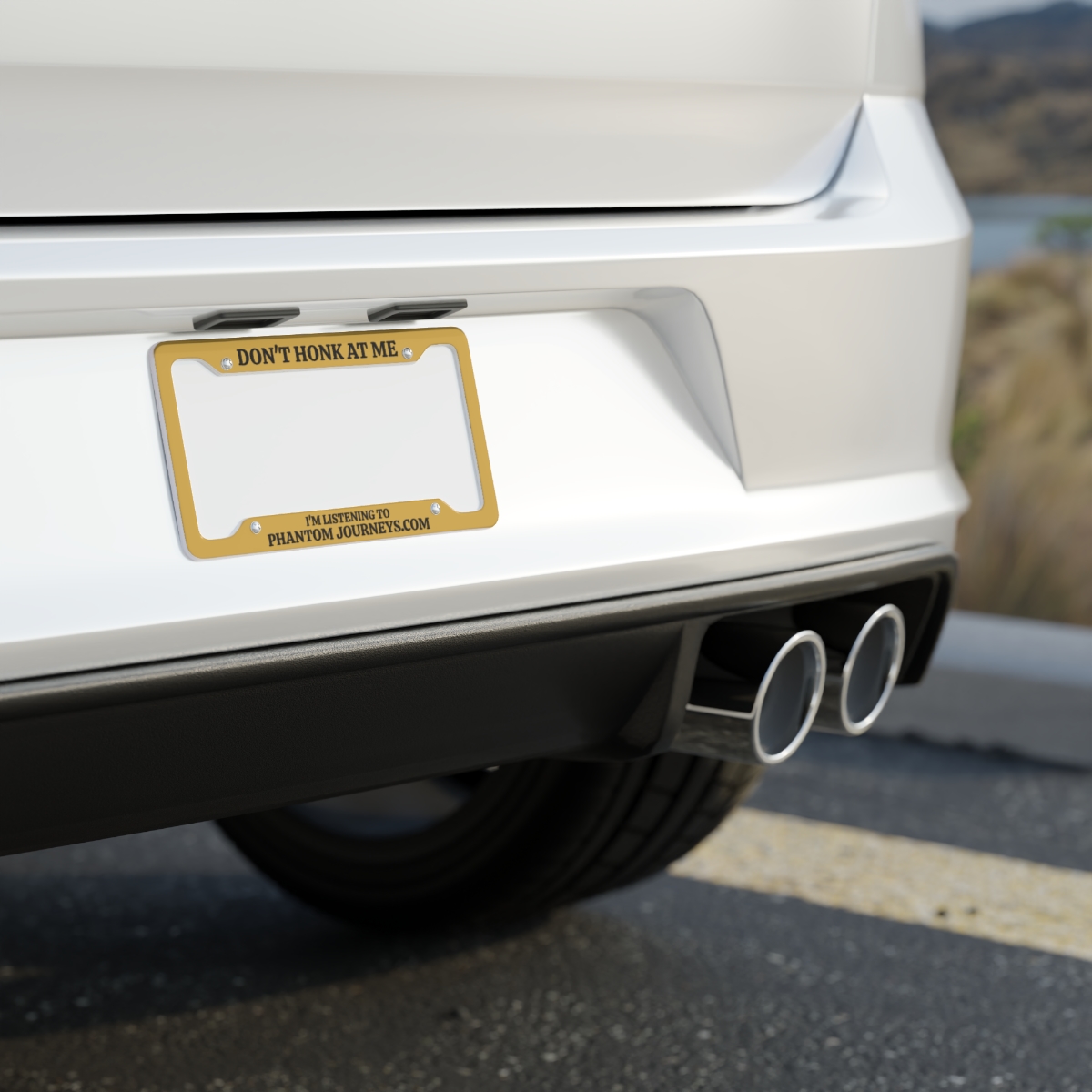 PHANTOM JOURNEYS License Plate Frame