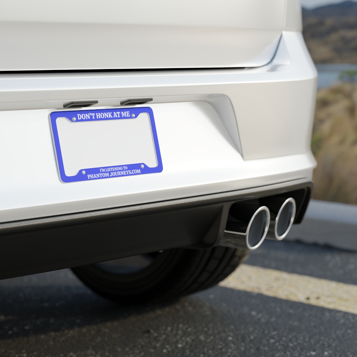 PHANTOM JOURNEYS License Plate Frame