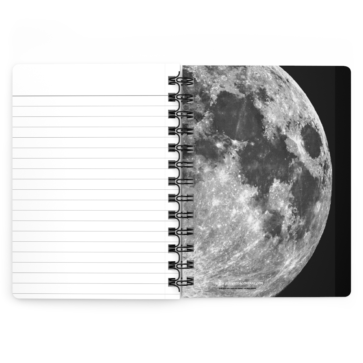 FLYING SAUCER spiral notebook