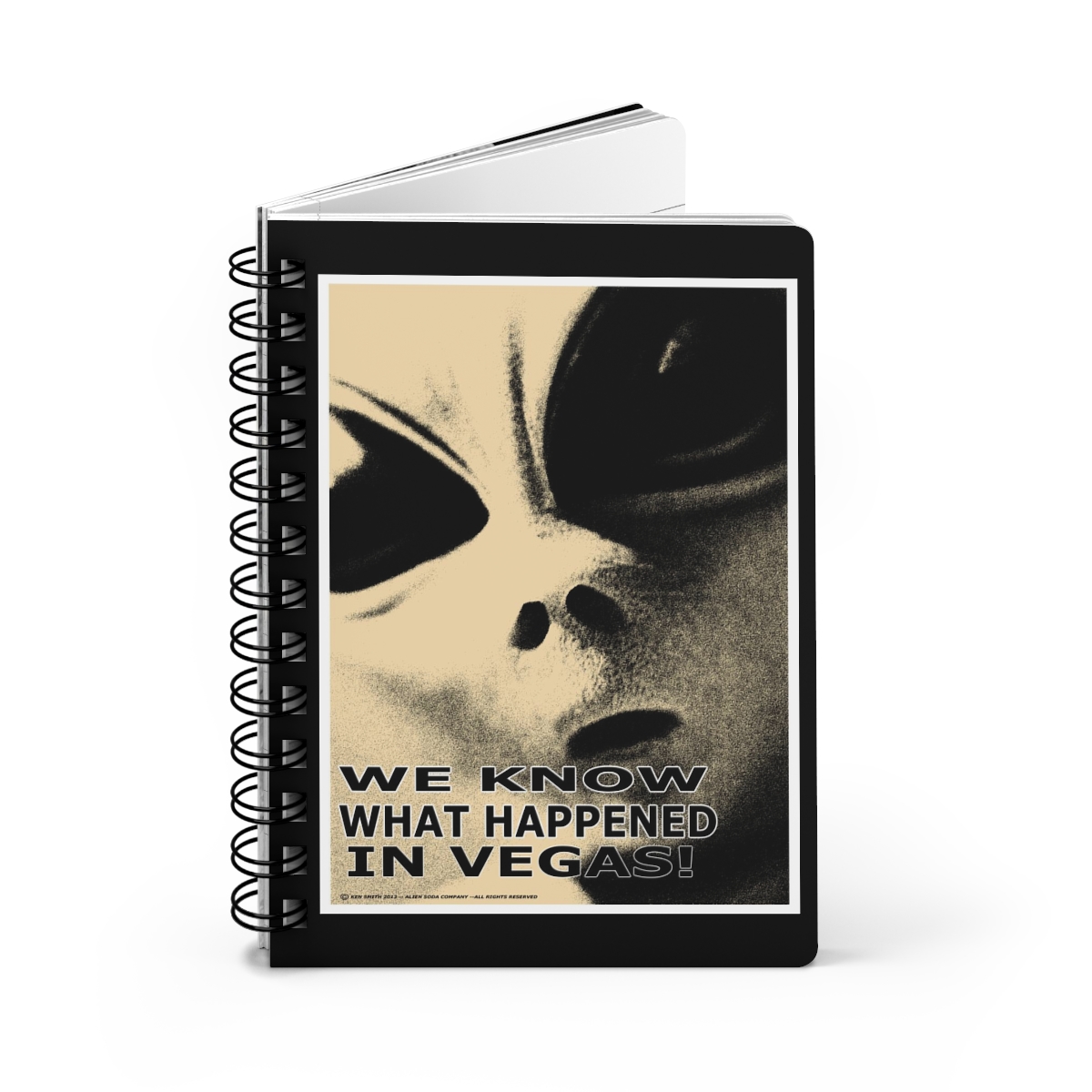 WHAT HAPPENED IN VEGAS Spiral Notebook