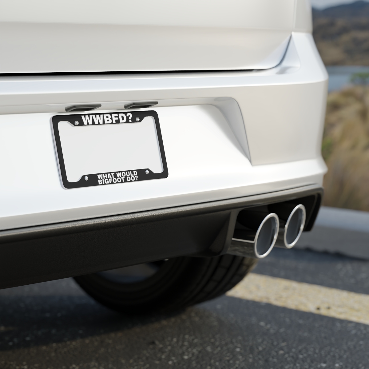 WWBFD? License Plate Frame