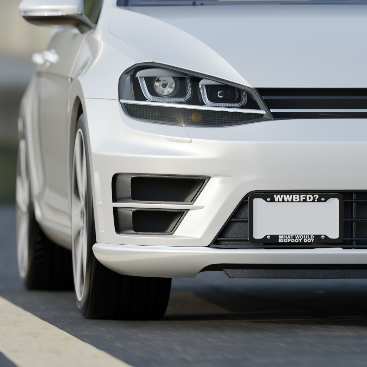 WWBFD? License Plate Frame