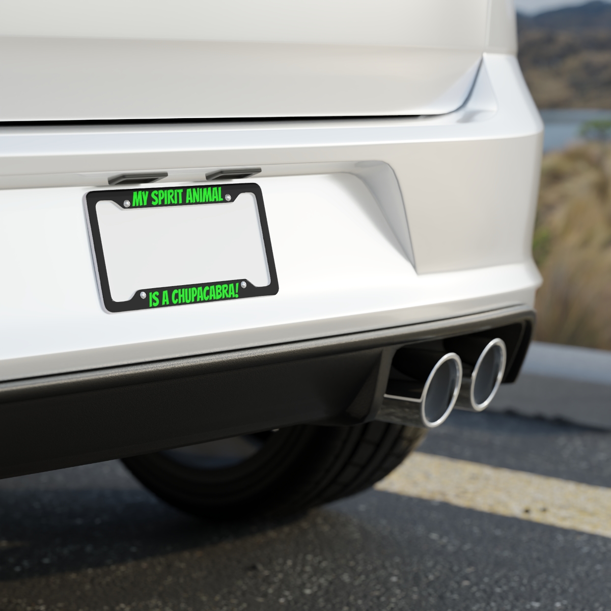 CHUPACABRA SPIRIT ANIMAL License Plate Frame