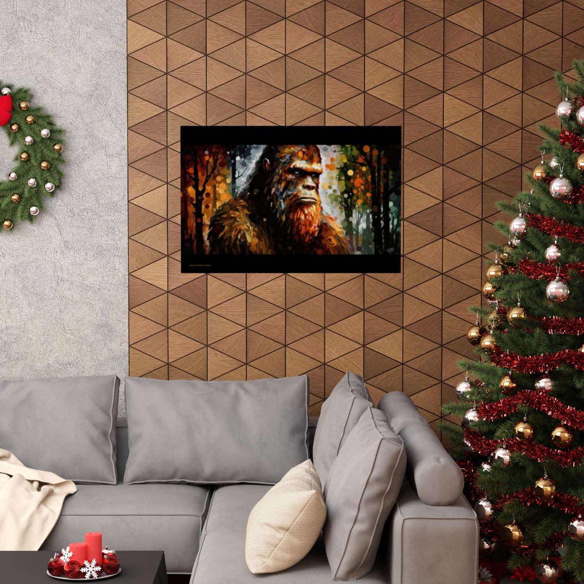Painted Bigfoot Poster 24x18 &36x24in.