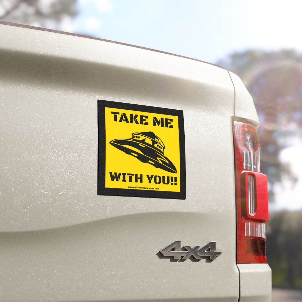 TAKE ME WITH YOU Car Magnet
