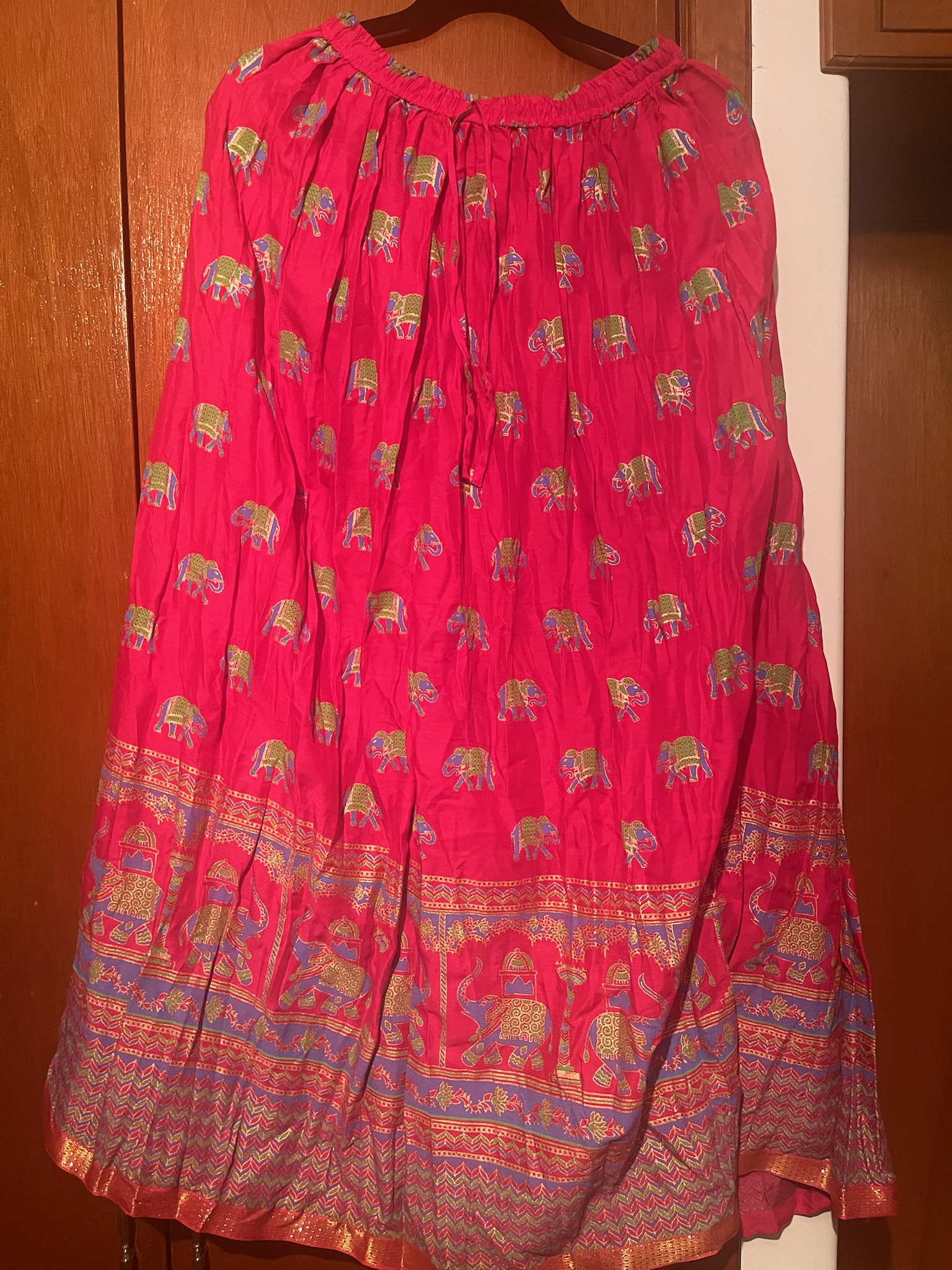 Falda túnica colorida