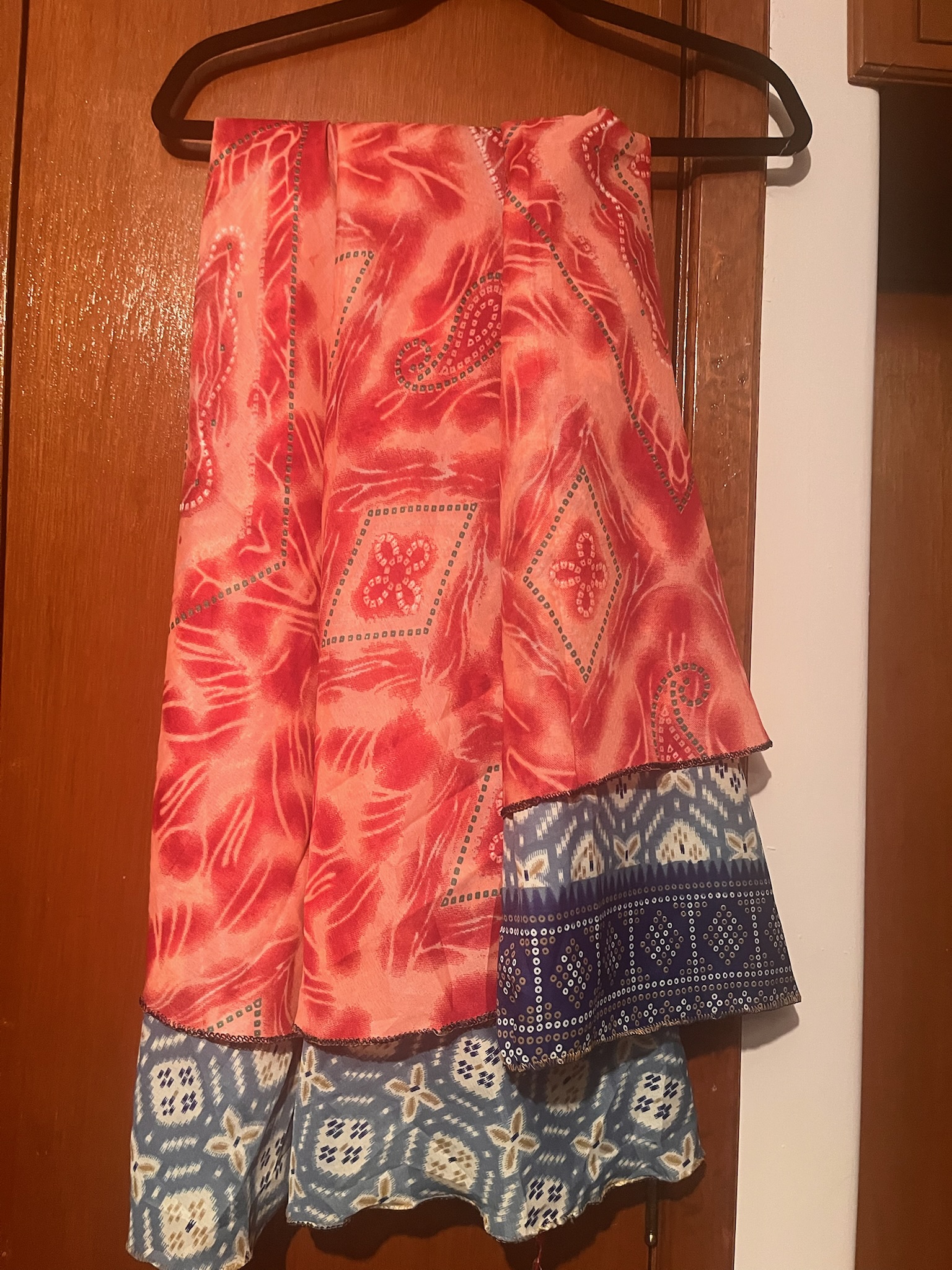 Falda túnica colorida