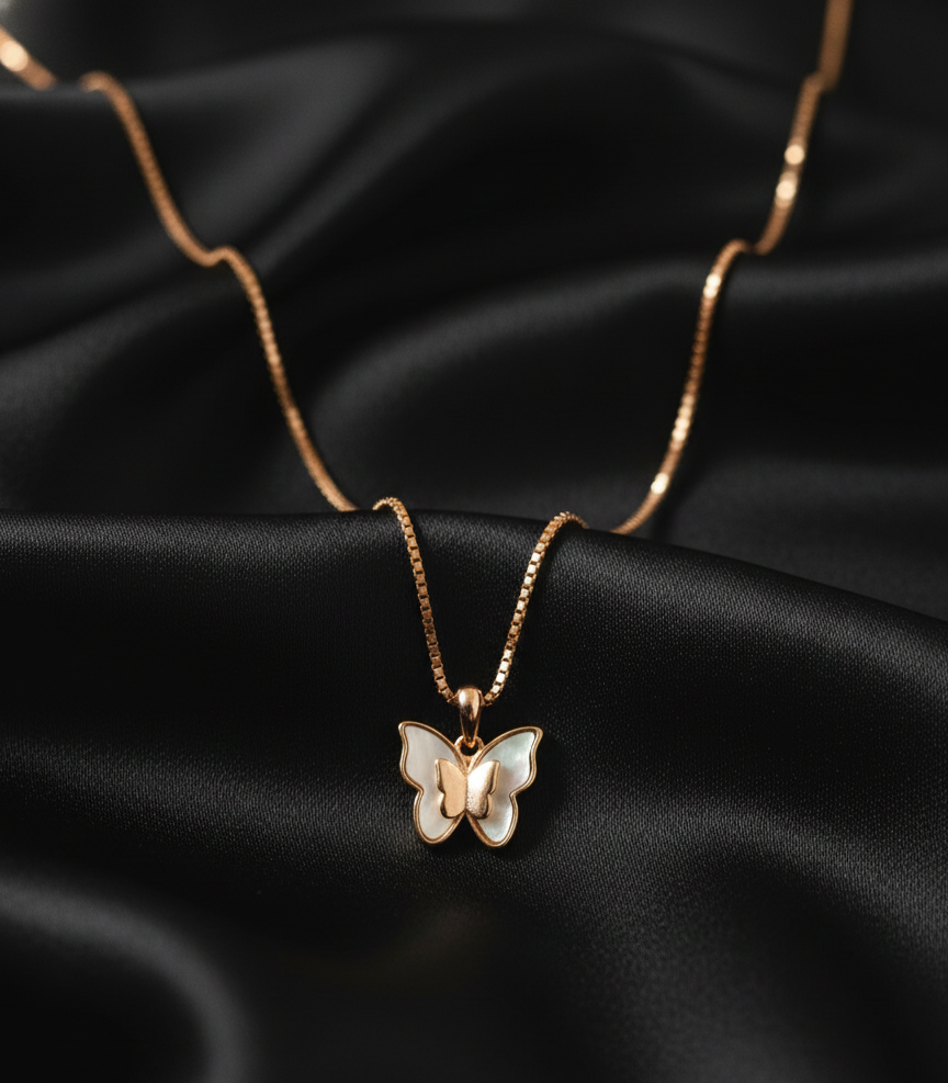 Butterfly Pendant Necklace