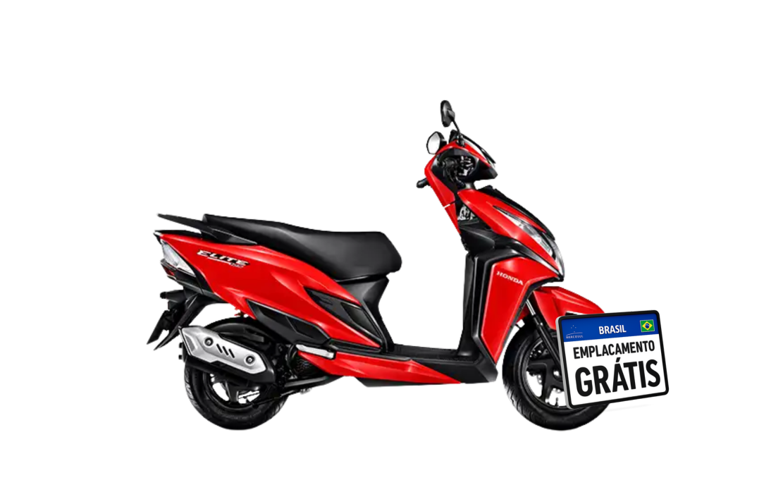 Elite 125 2026 - Zero KM + Emplacamento Total Grátis