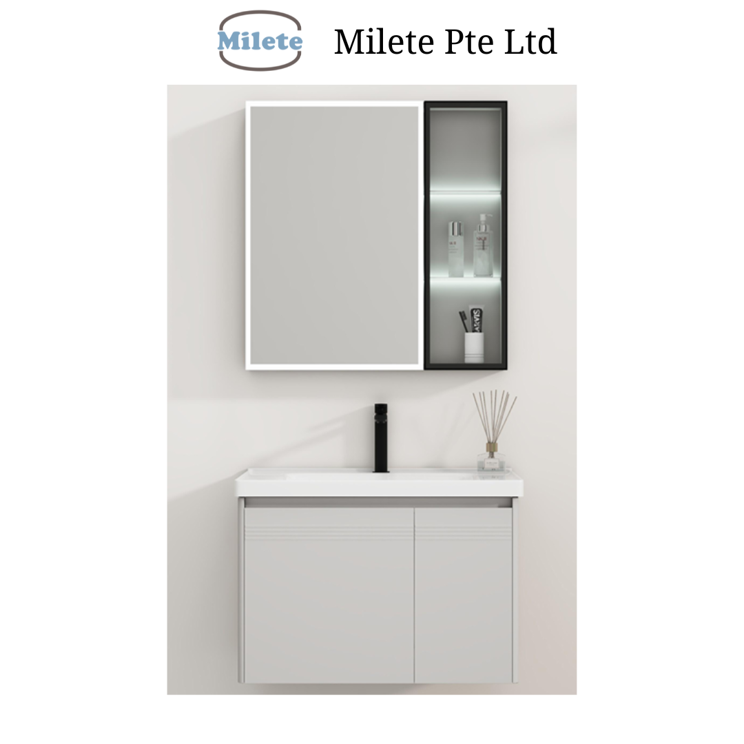 Vanity Set with Touch Screen Light Control
