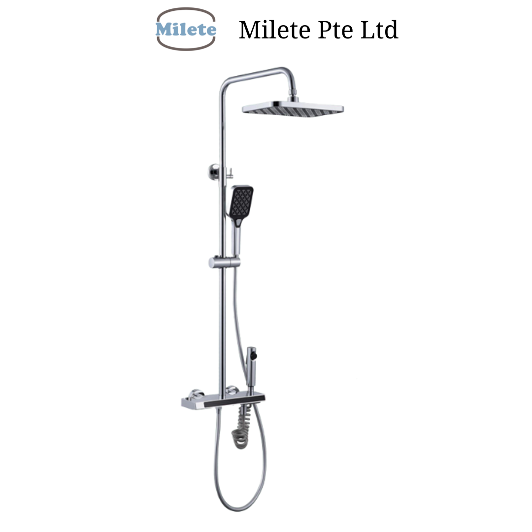 4 in 1 Shower Mixer with Digital Display (Full Copper Material)