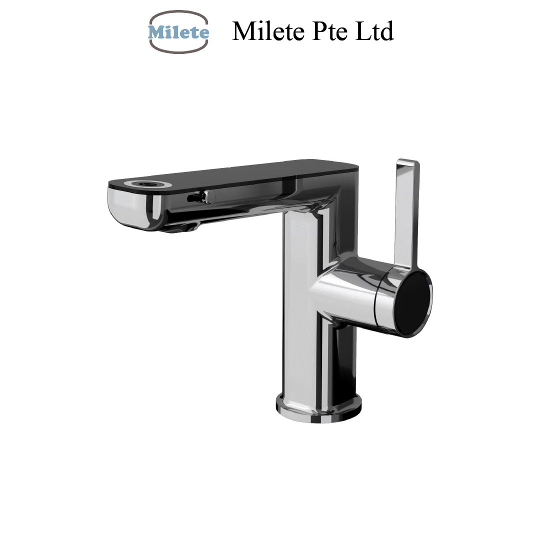 Modern Basin Tap with Side Handle – Chrome & Gunmetal Grey Options
