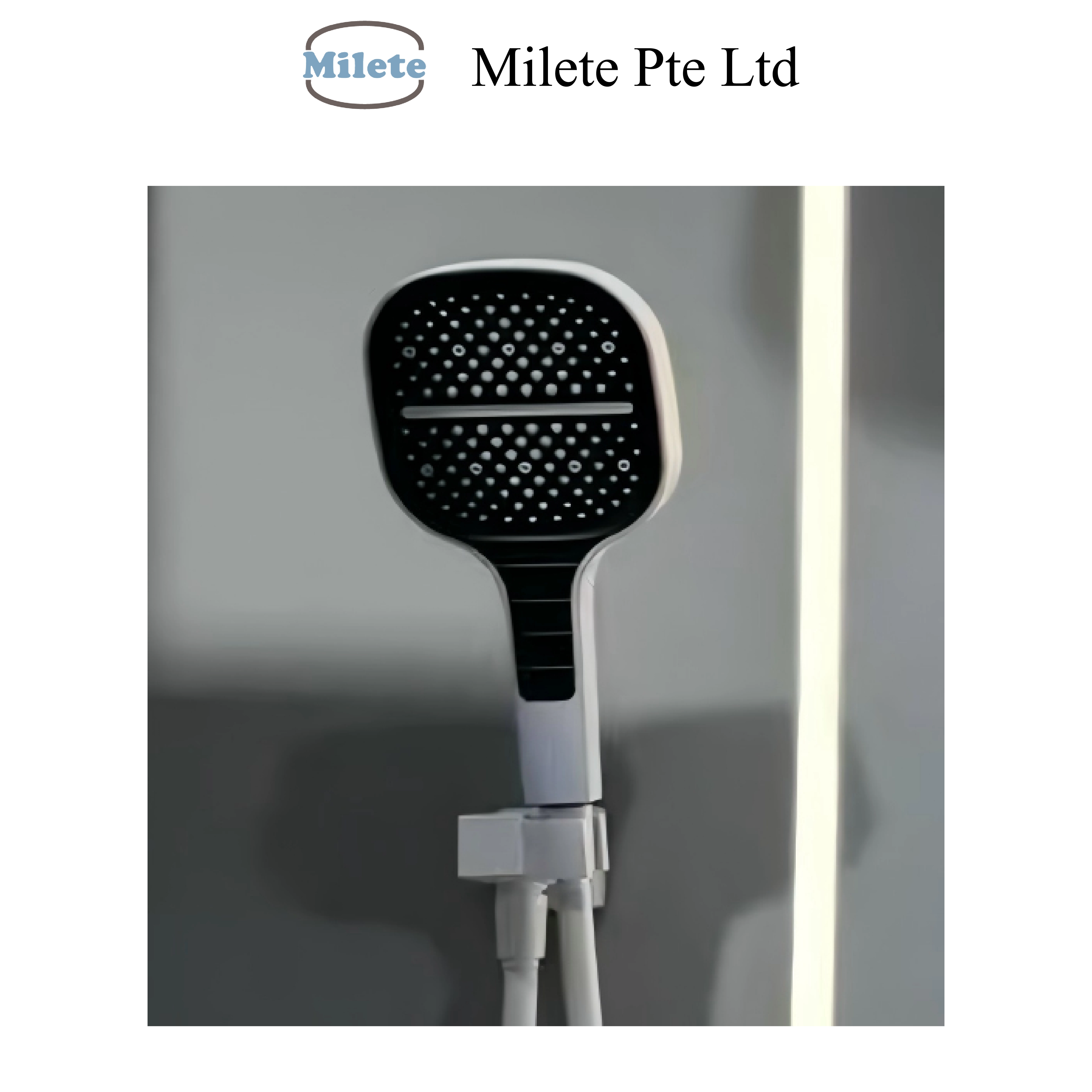 7-Function Handheld Shower Head with One-Click Water Stop