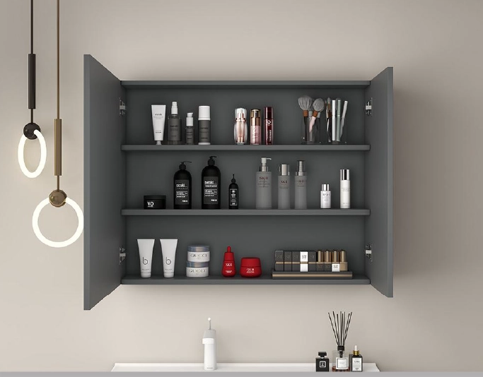 Vanity Set with Touch Screen Light Control