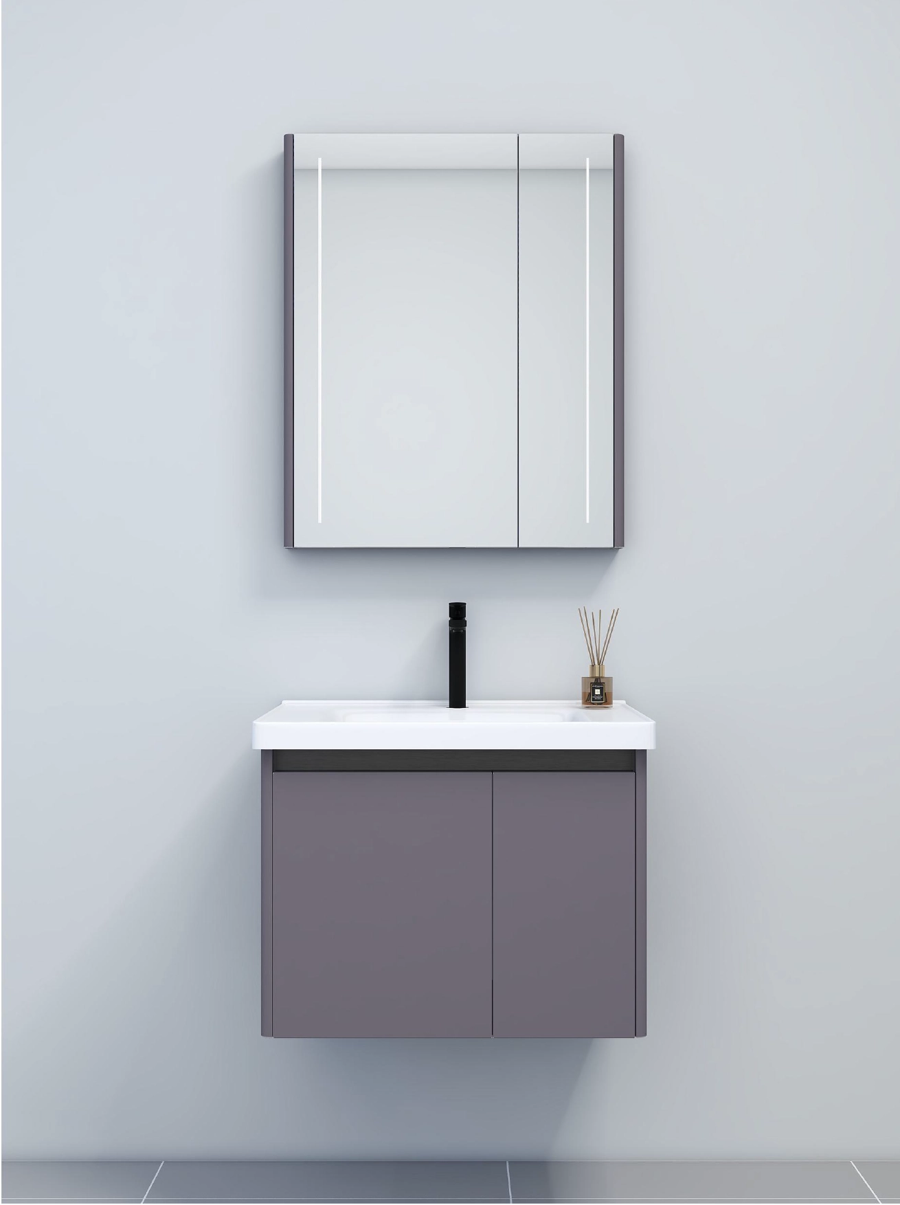 Vanity Set with Motion Activated Lighting 