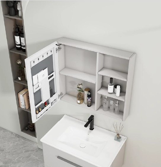 Vanity Set with Touch Screen Light Control