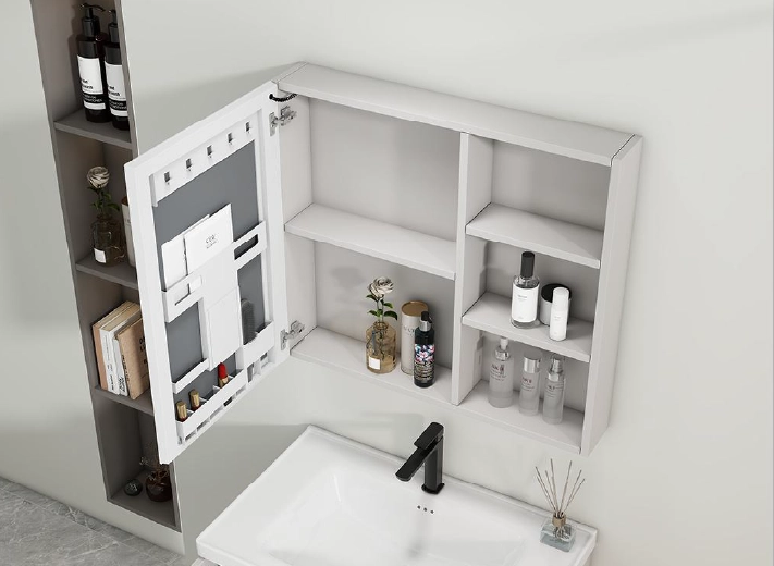Vanity Set with Touch Screen Light